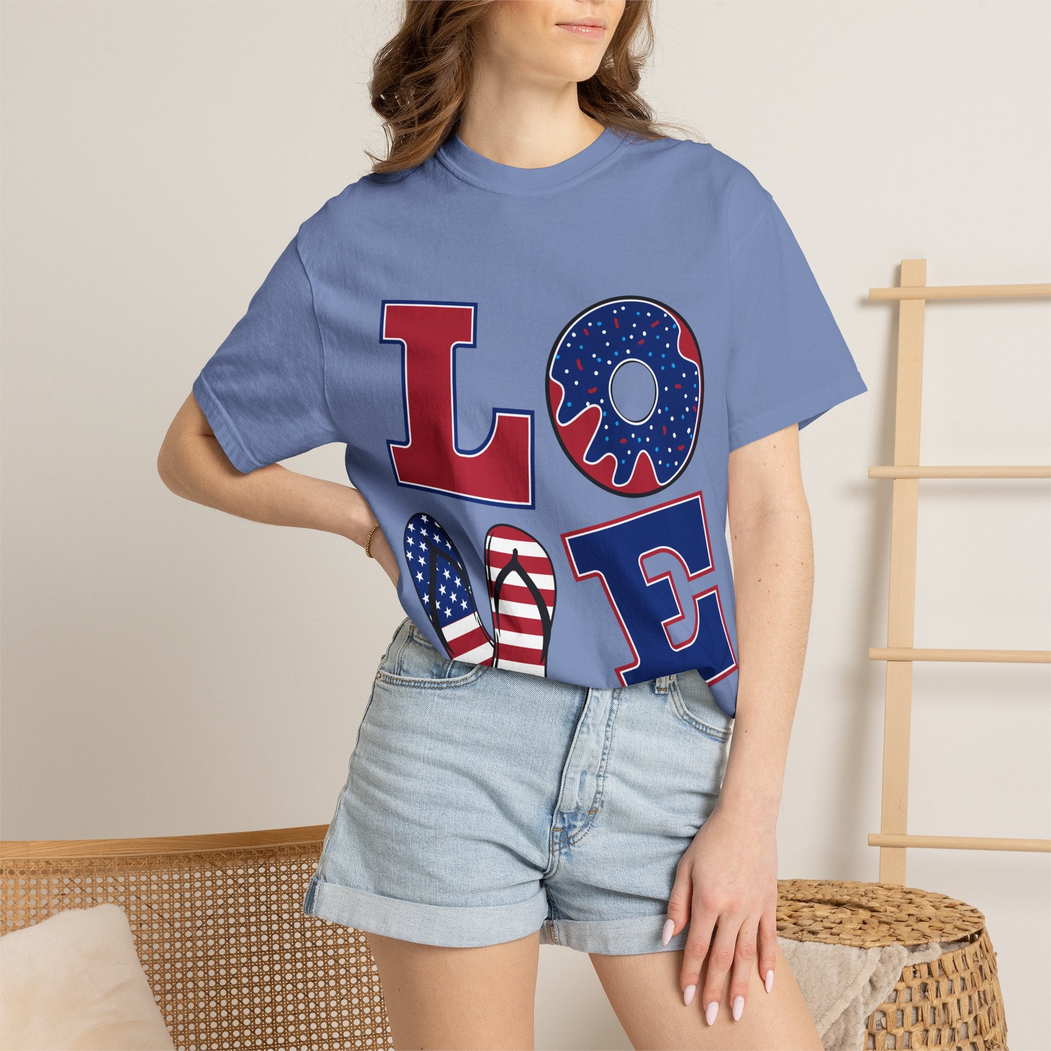 Patriotic 'LOVE' T-Shirt