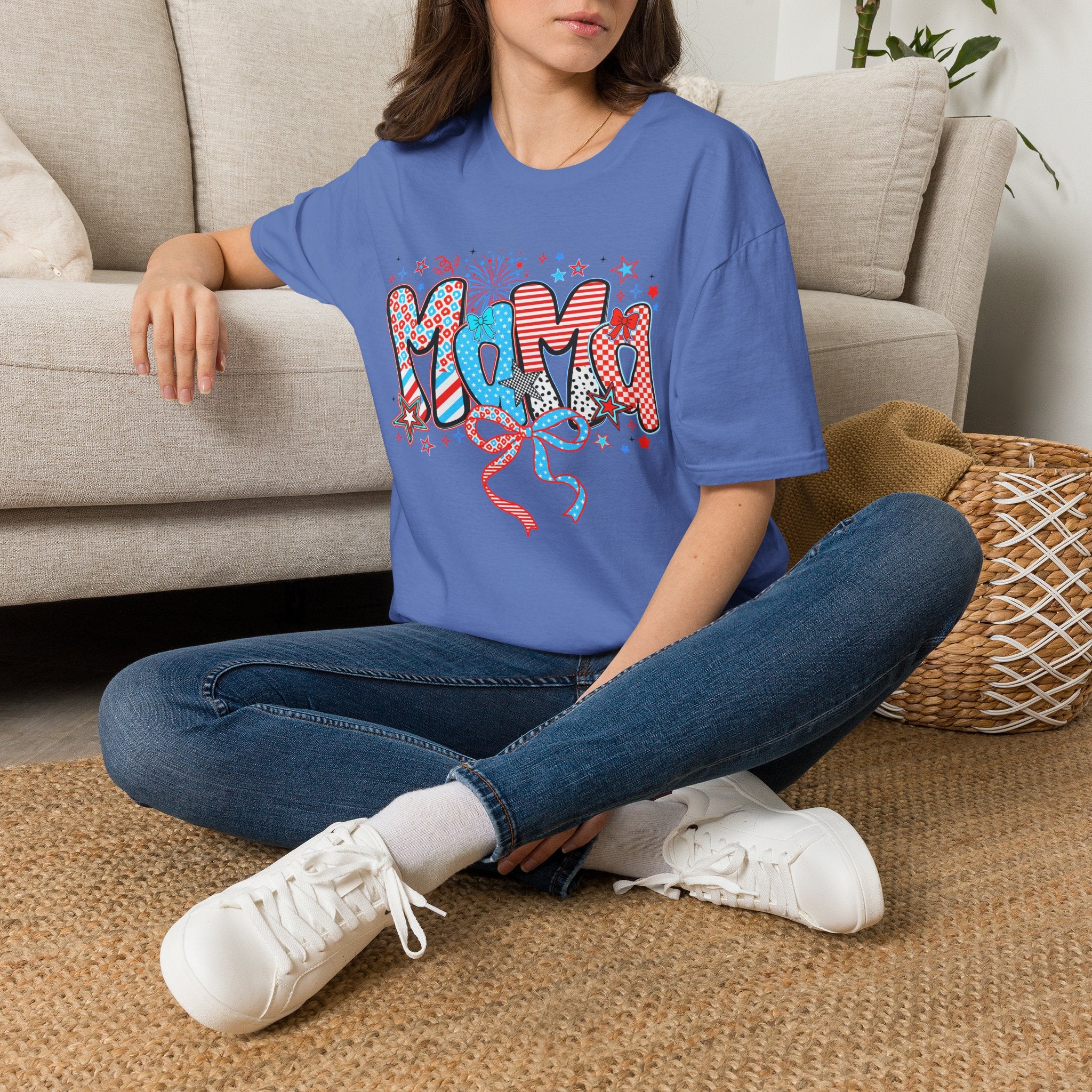 Mama Patriotic Graphic Tee