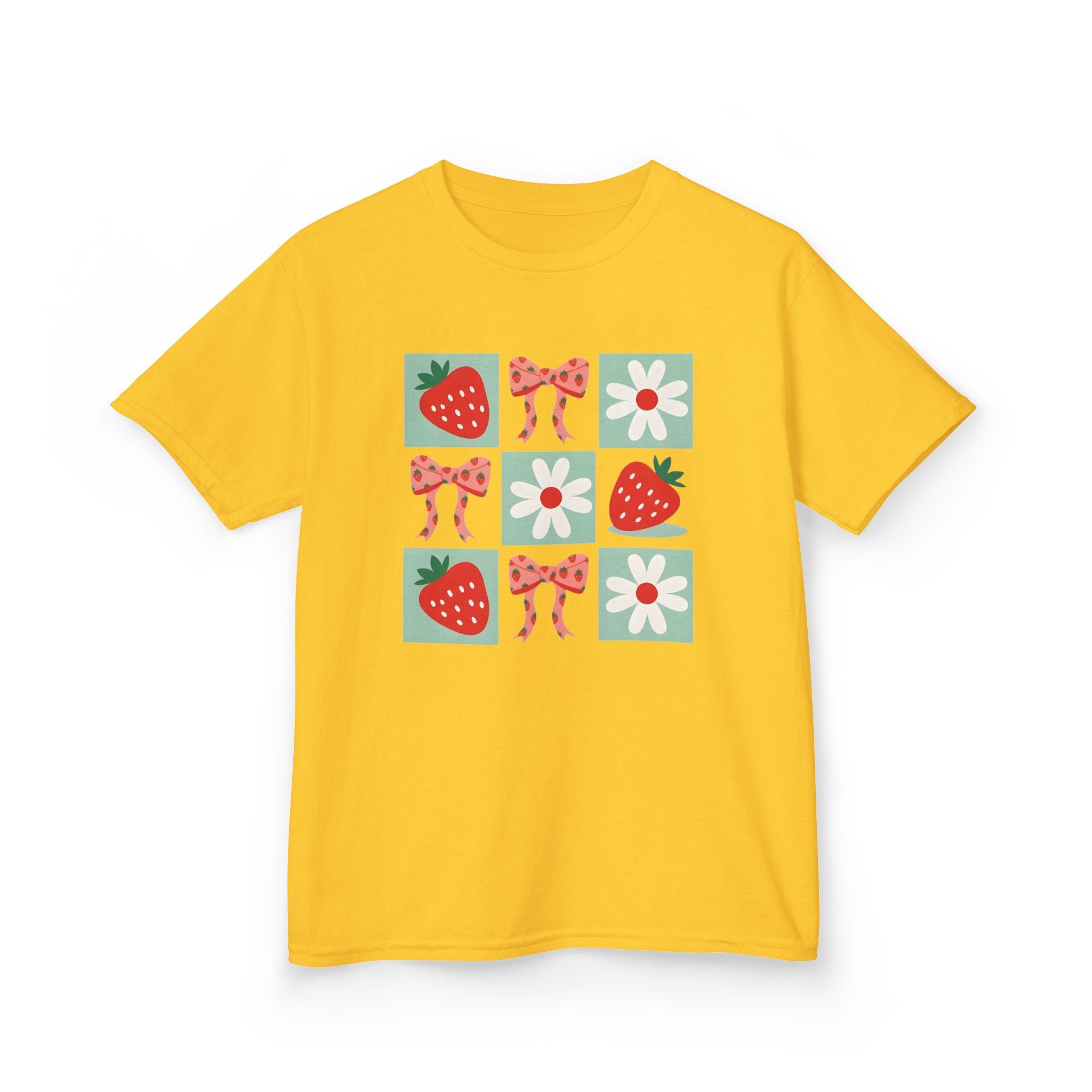 Kids Strawberry & Daisy Graphic Tee