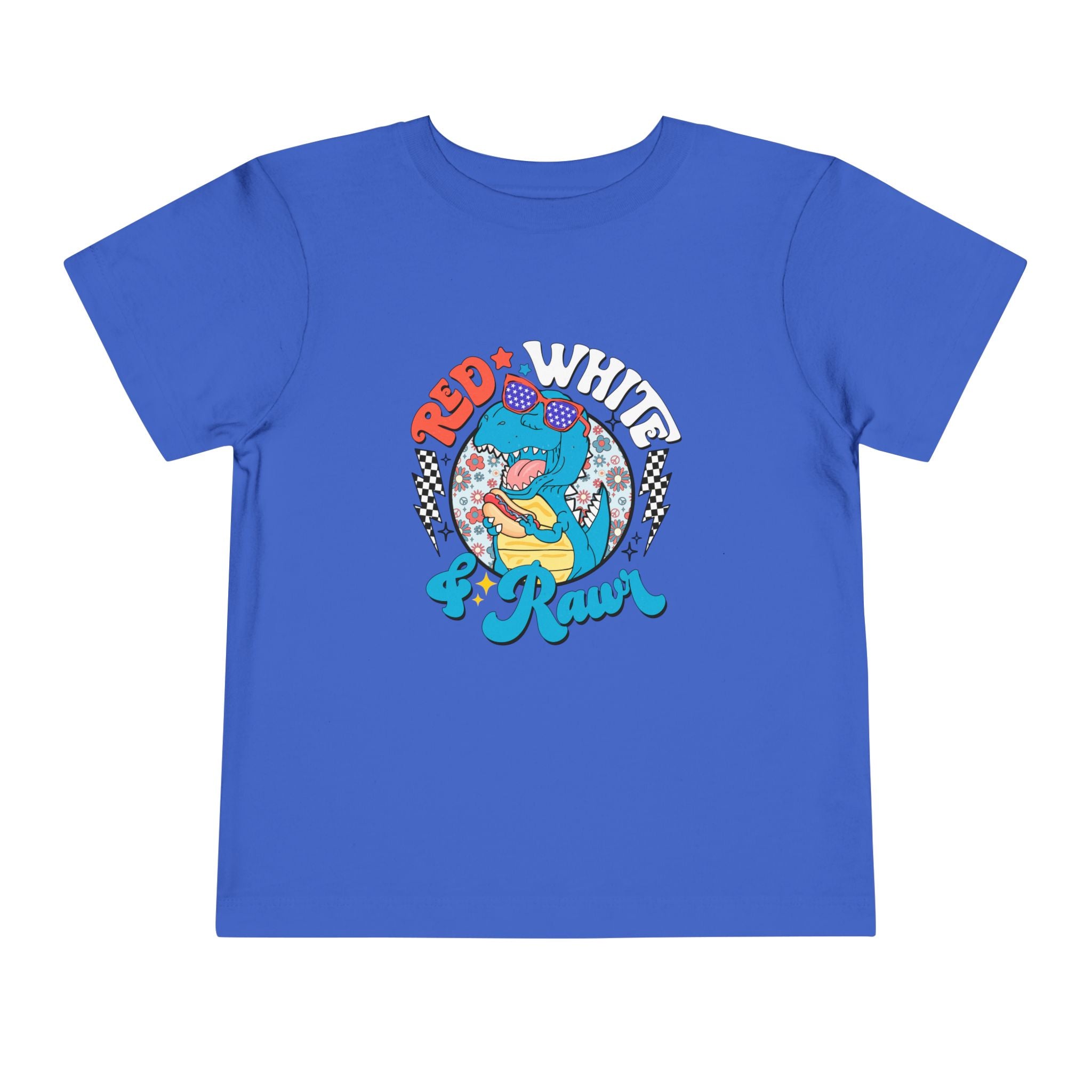 Toddler Tee — Red White & Roar Retro