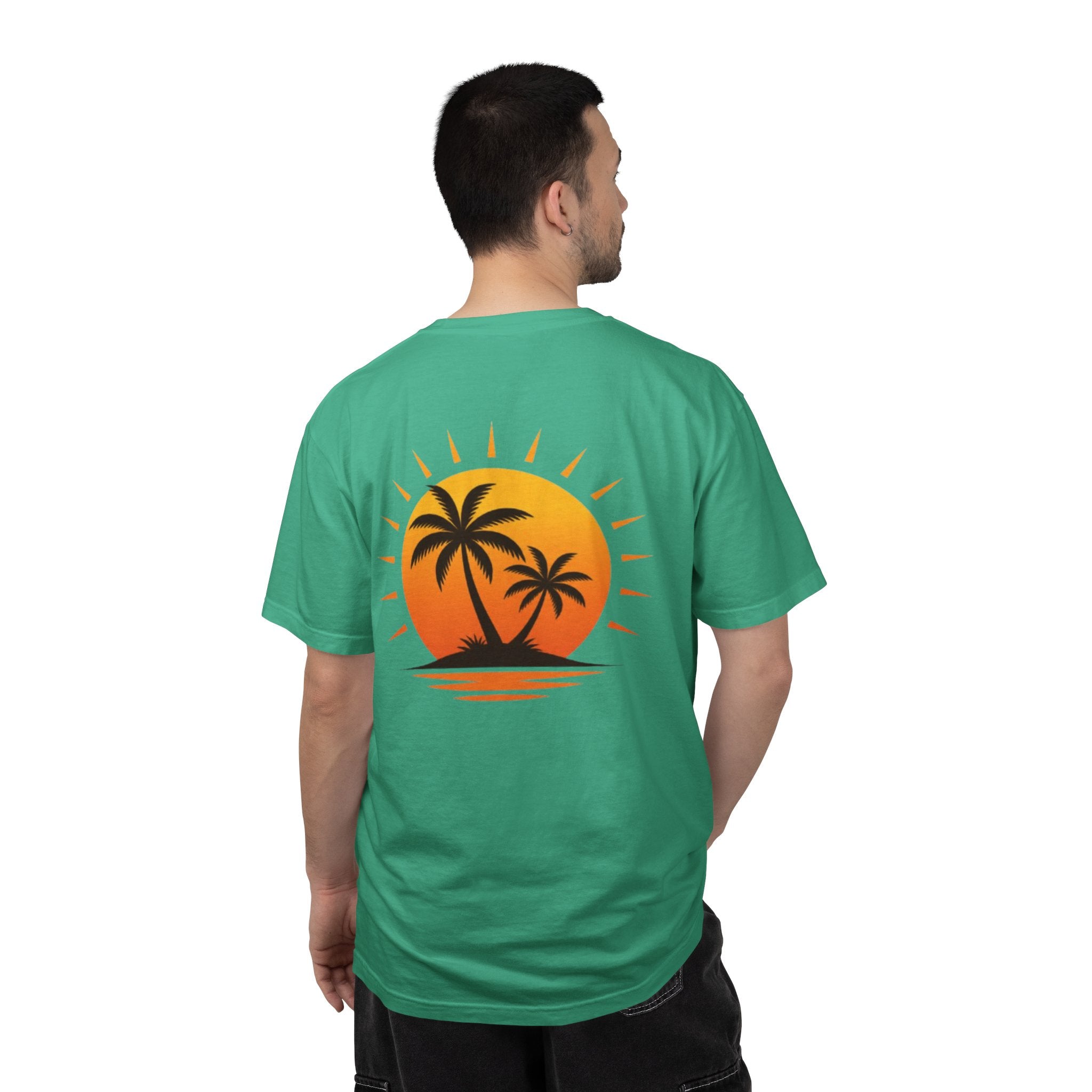 Sunset Palm Tee