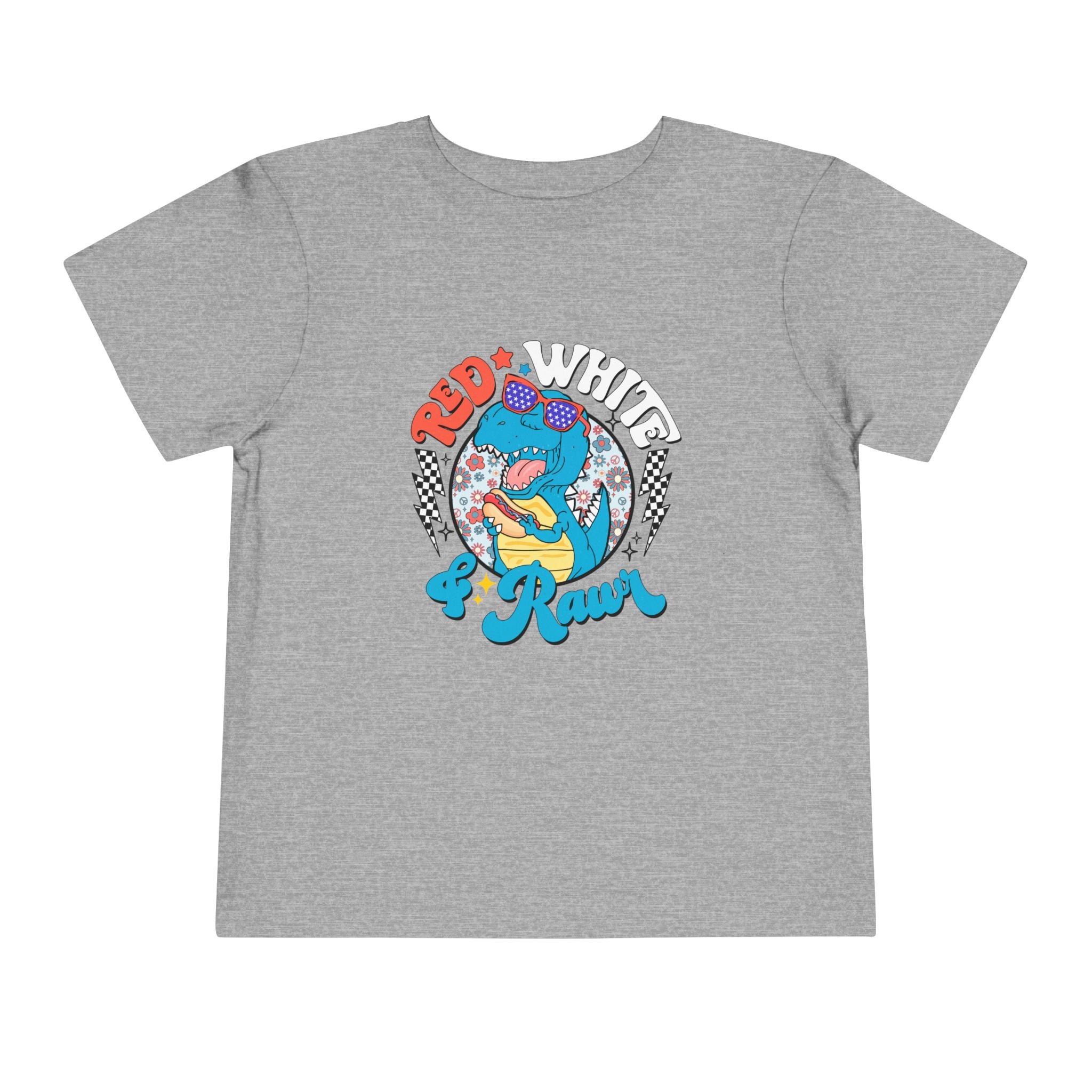 Toddler Tee — Red White & Roar Retro