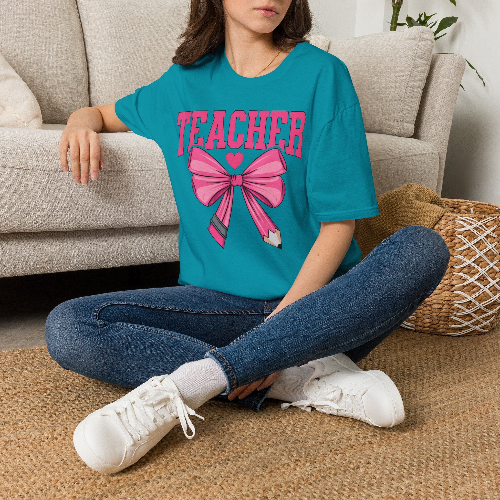 Teacher Bow T‑Shirt