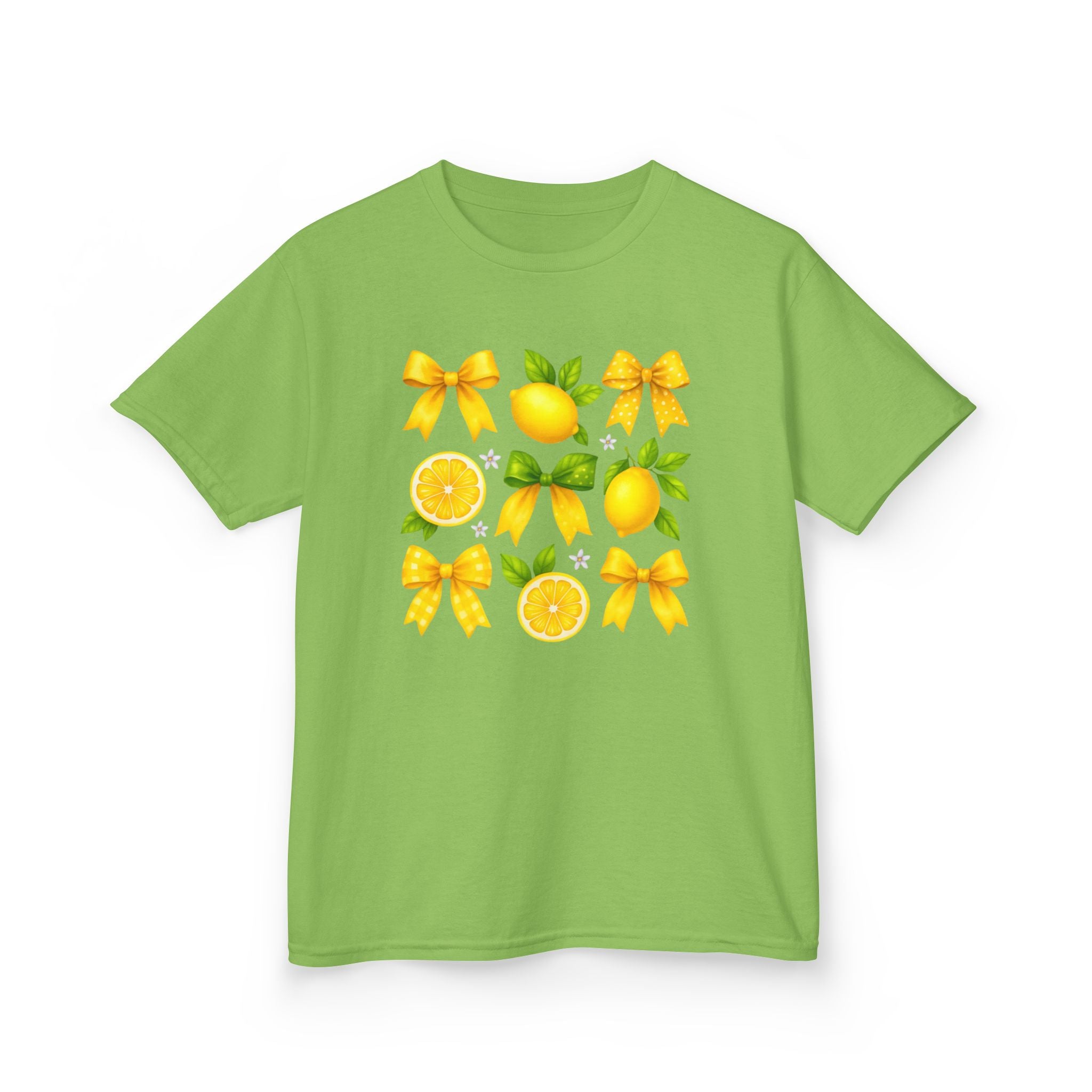 Bright Citrus Orange Pattern Kids Tee