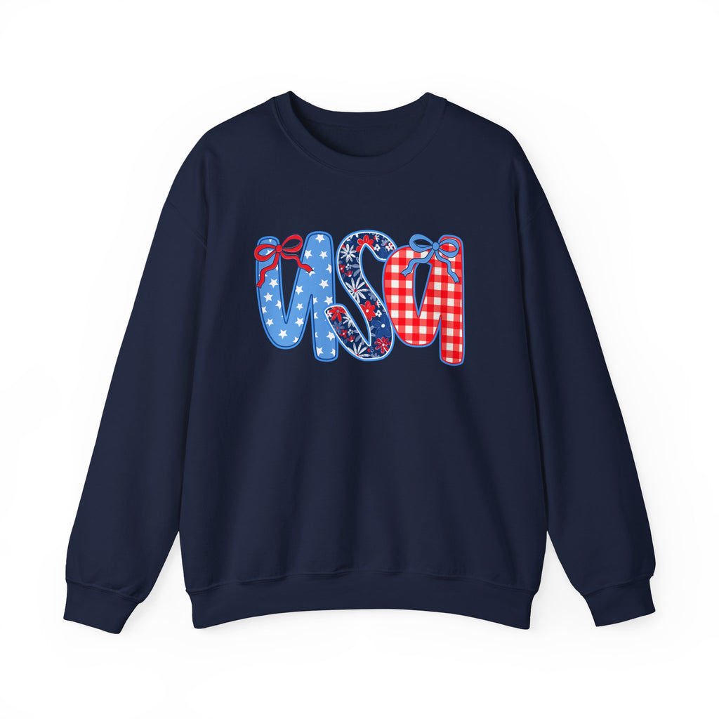USA Patriotic Crewneck Sweatshirt