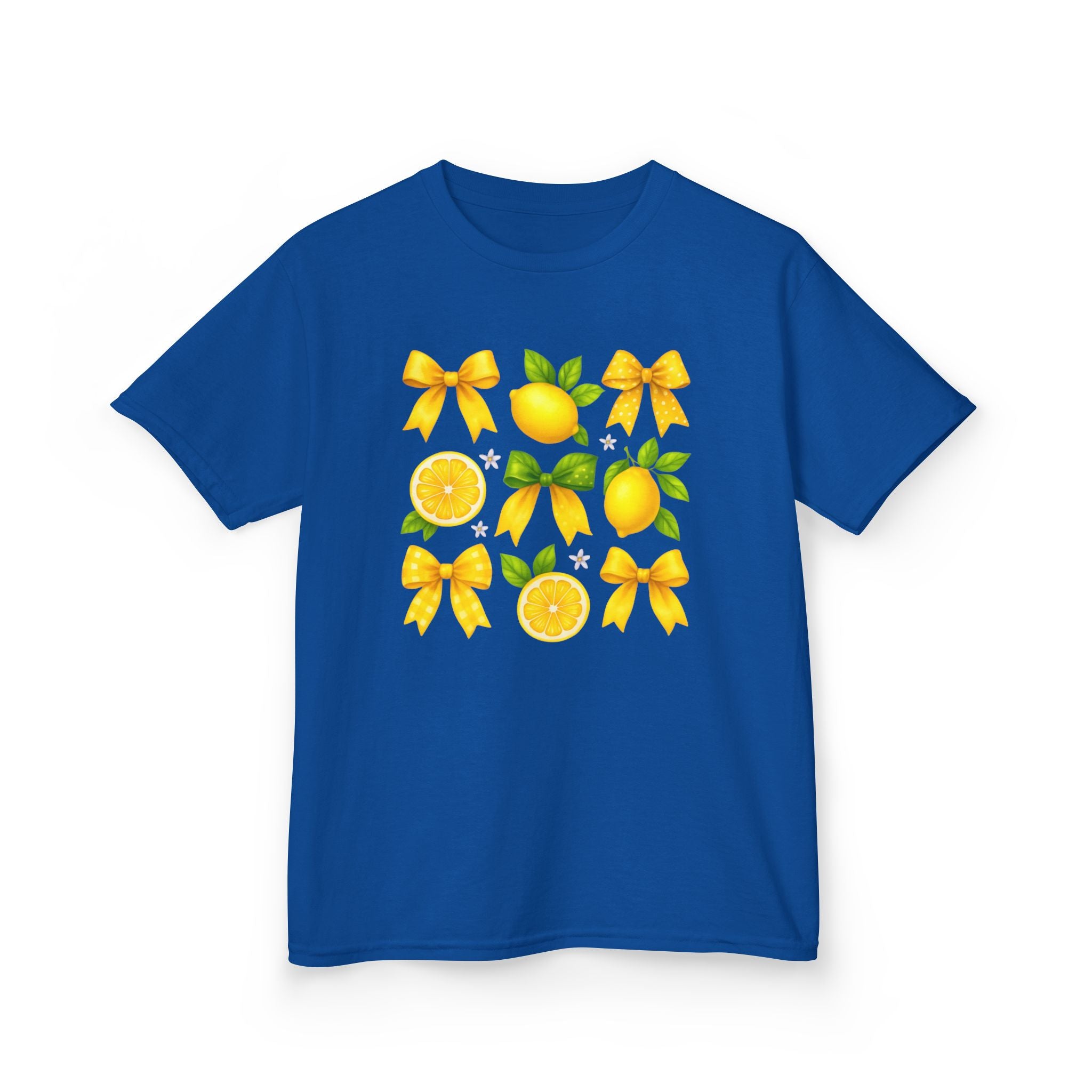 Bright Citrus Orange Pattern Kids Tee