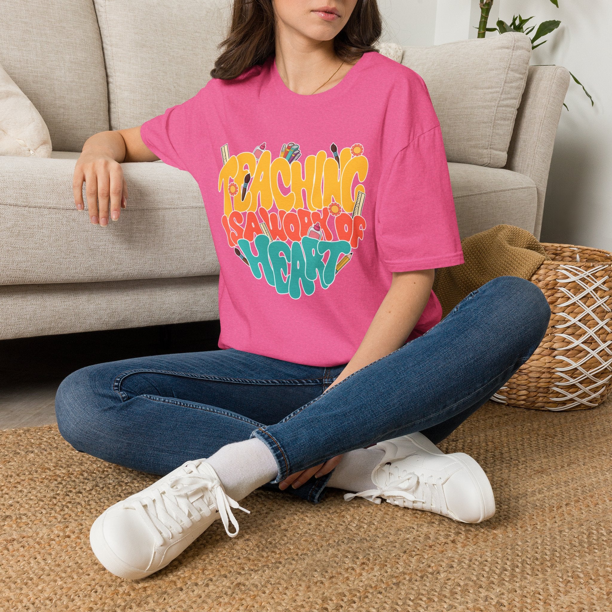 Teaching Is a Work of Heart T-Shirt
