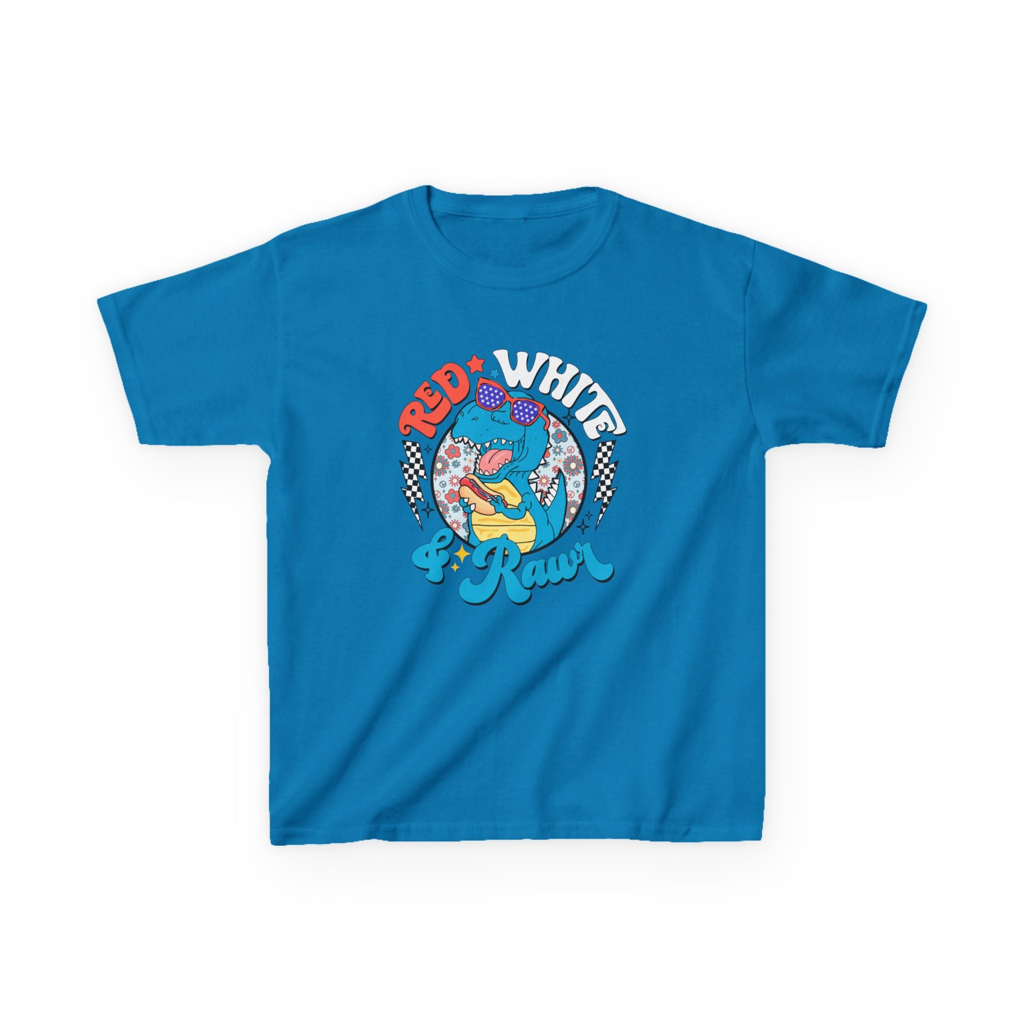 Kids Tee — Red White & Roar Retro