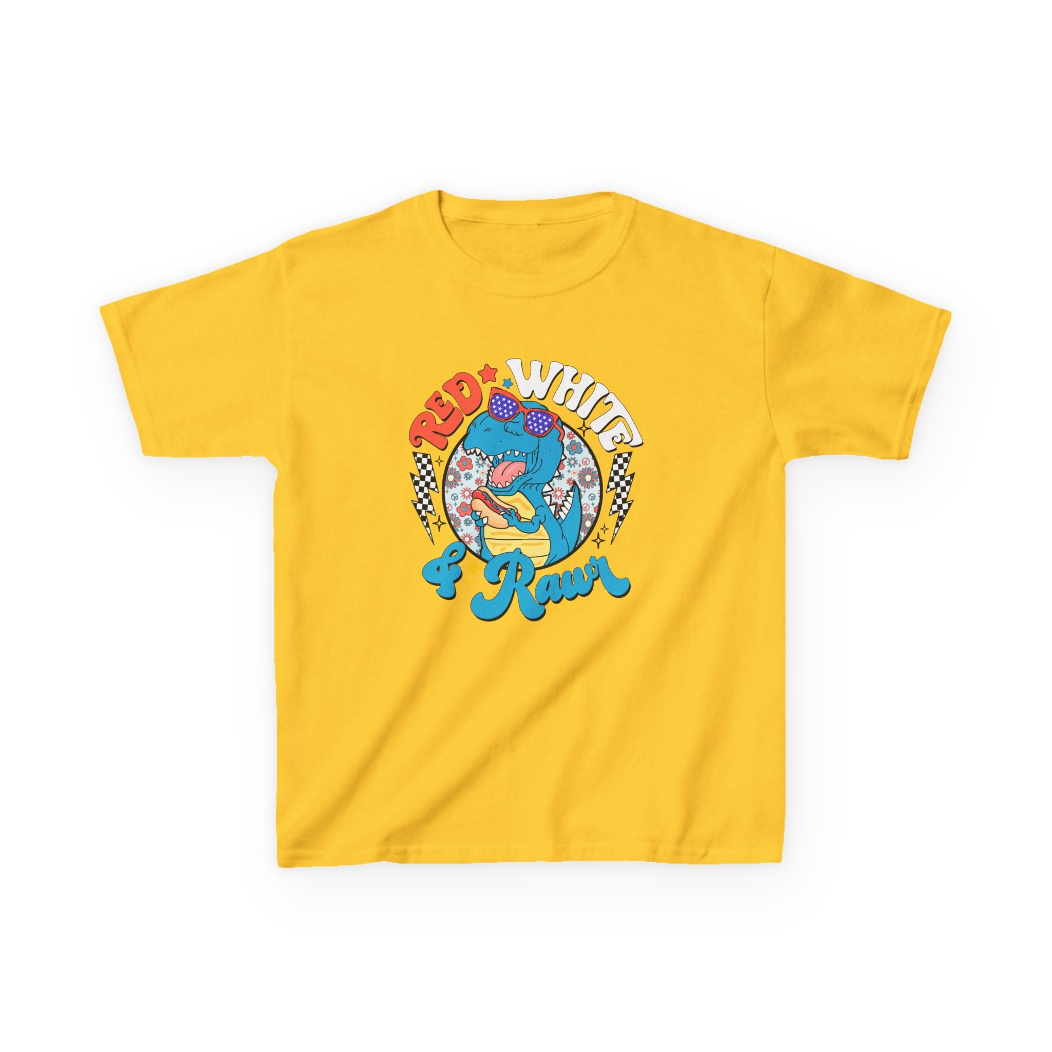Kids Tee — Red White & Roar Retro