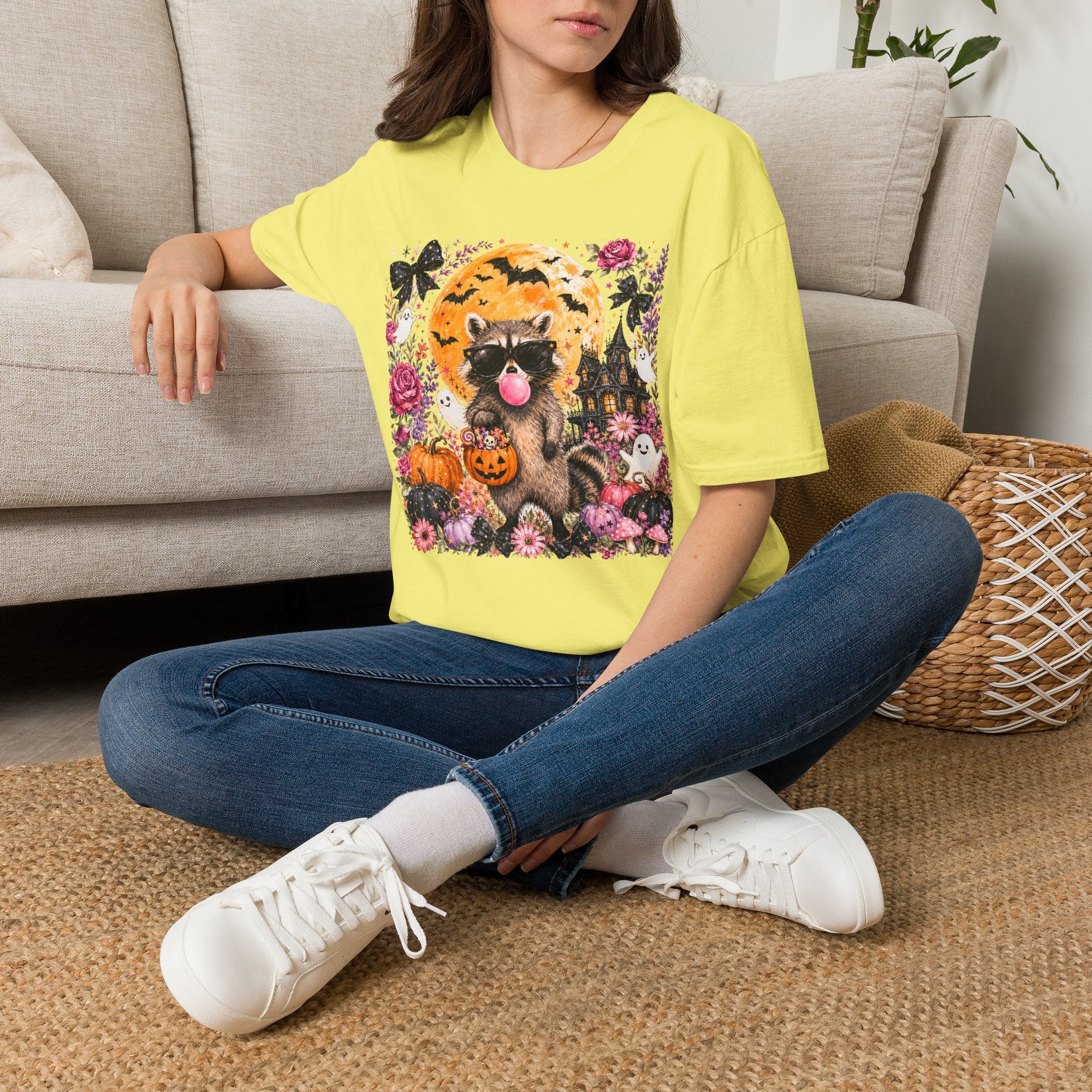 Halloween Raccoon Tee