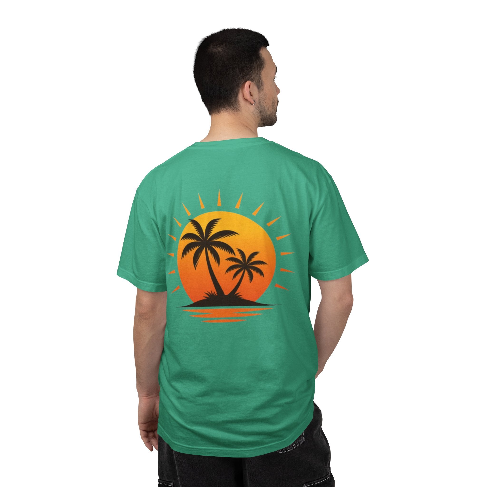 Sunset Palm Tee
