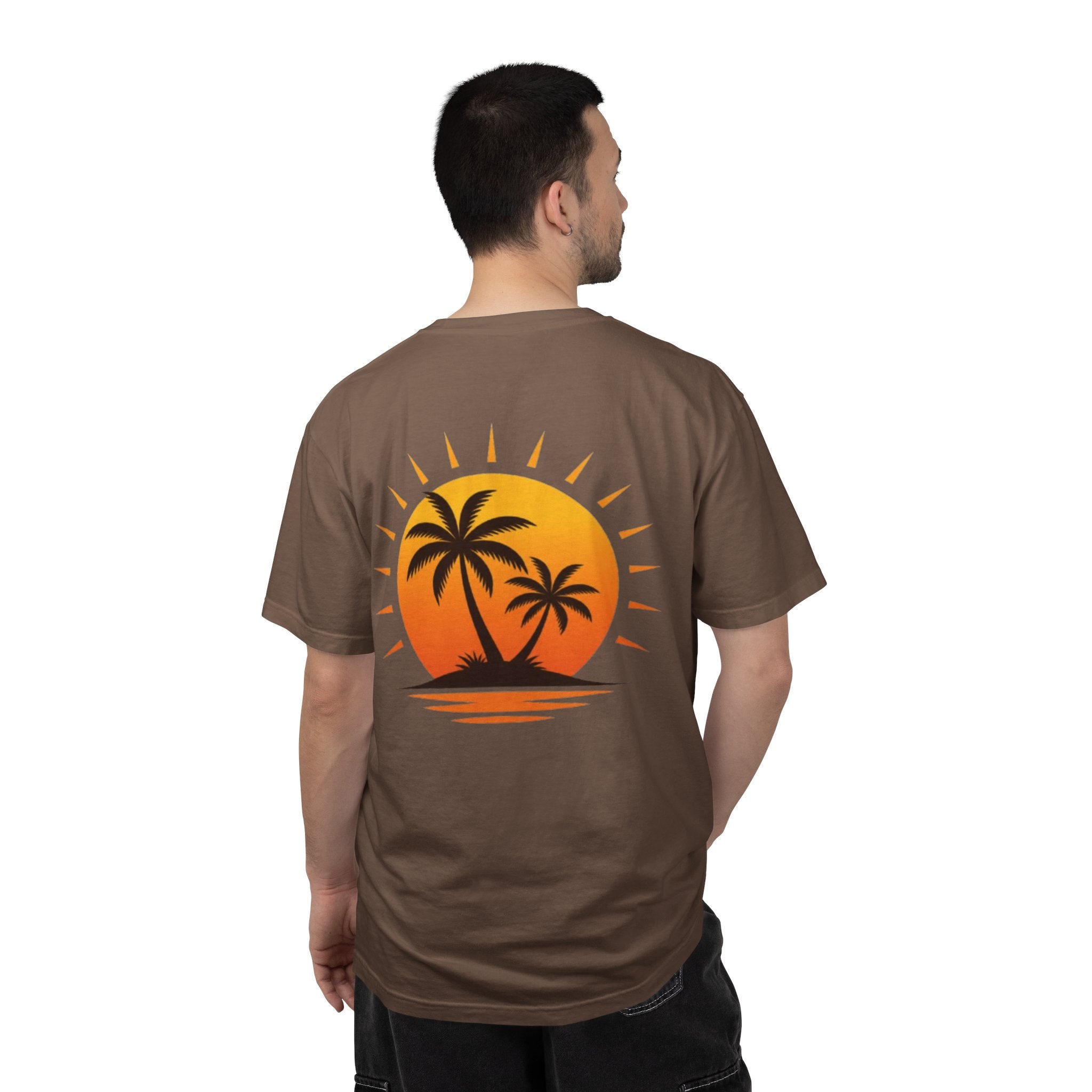 Sunset Palm Tee