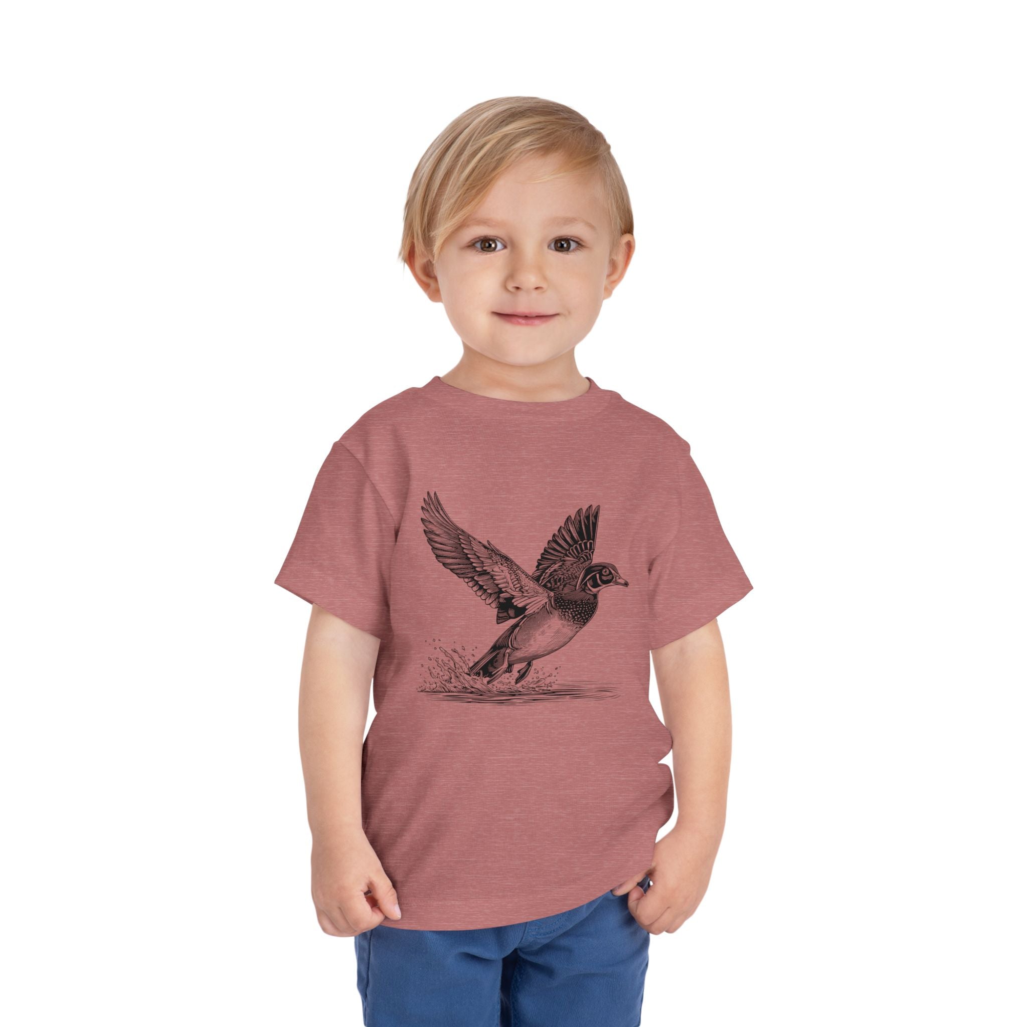 Toddler Tee — Realistic Flying Duck