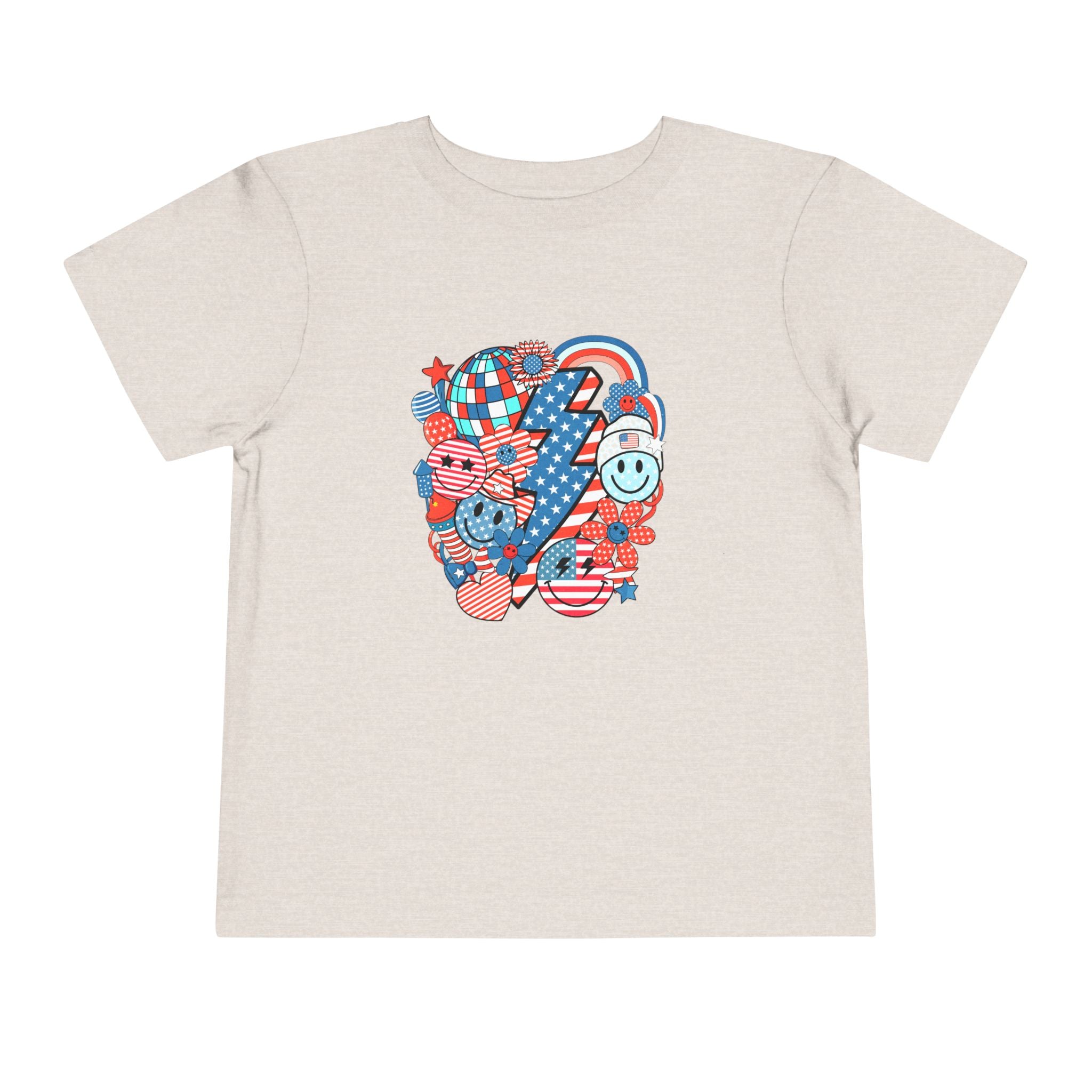 Toddler Tee — Patriotic Groovy