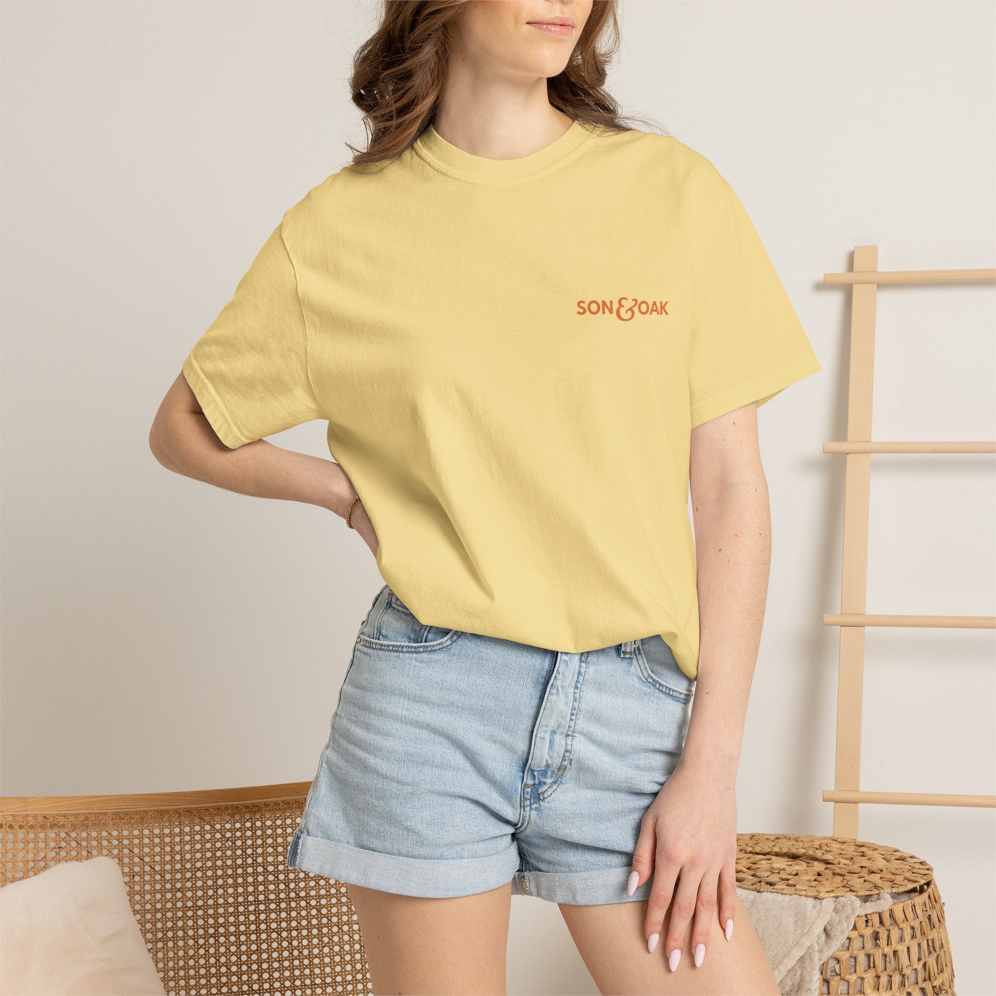 Sunset Palm Tee
