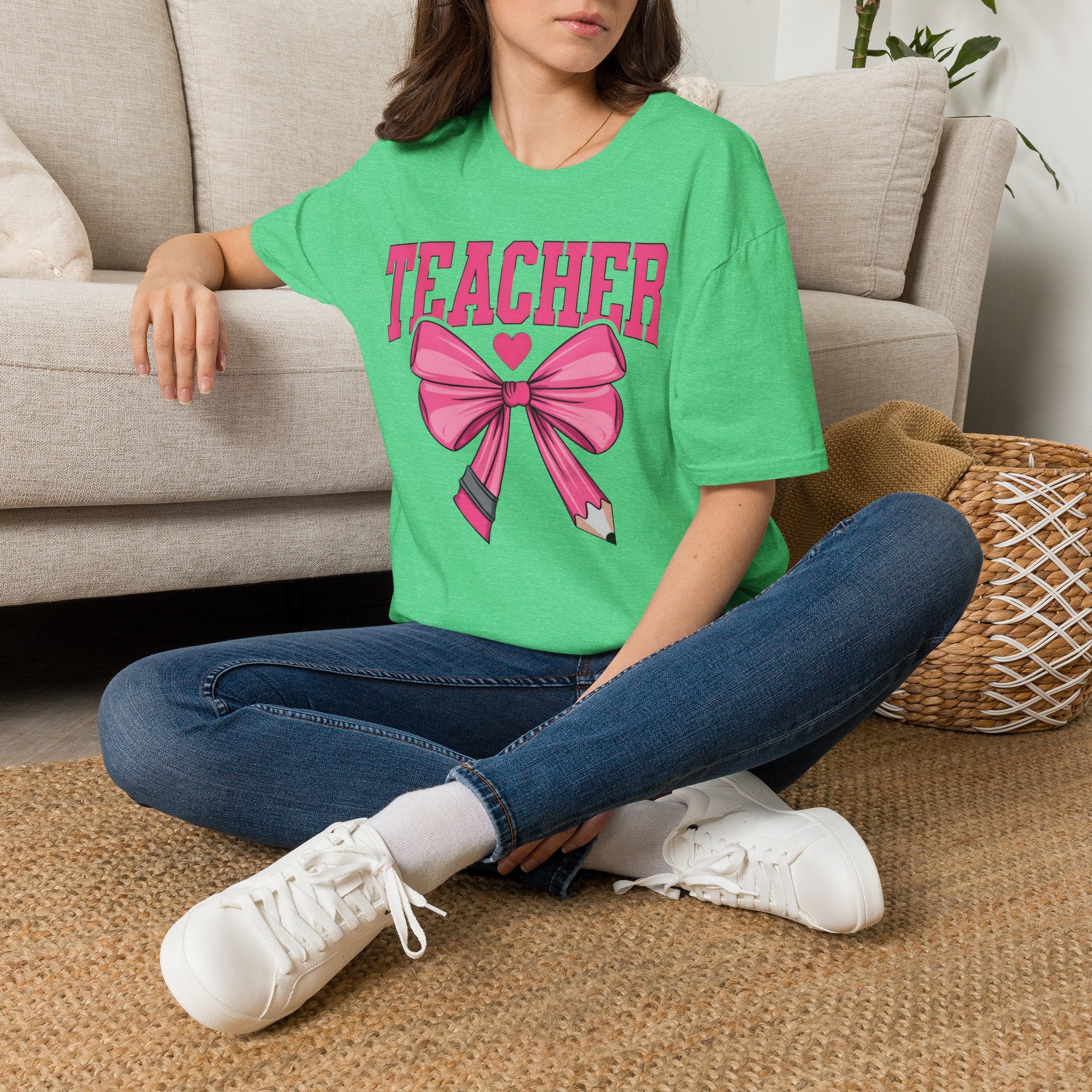Teacher Bow T‑Shirt