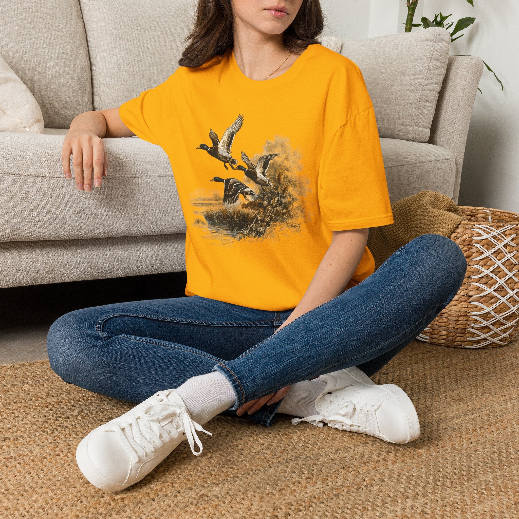 Mallard Ducks Flying Tee