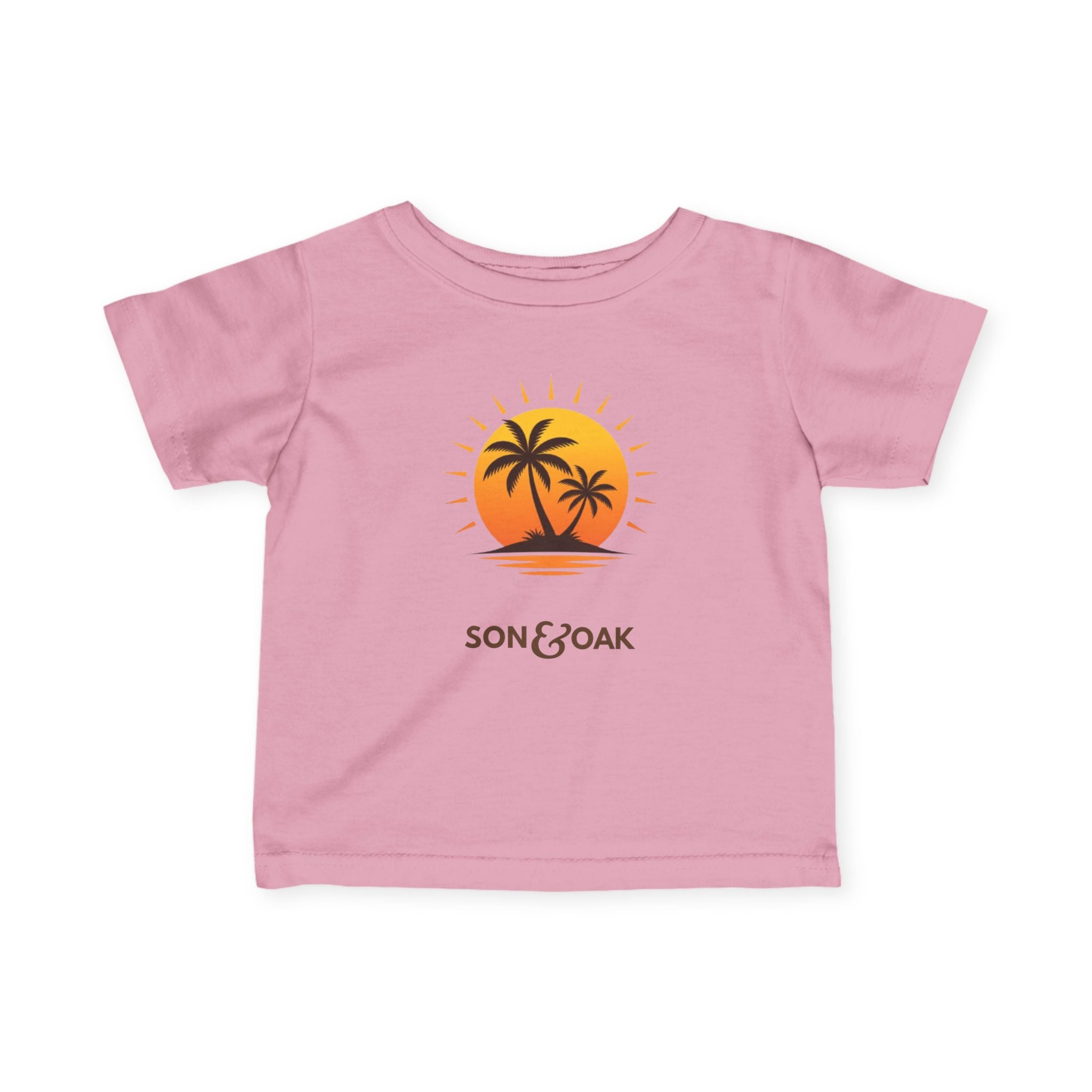 Infant Tee — Sunset Palm Tree
