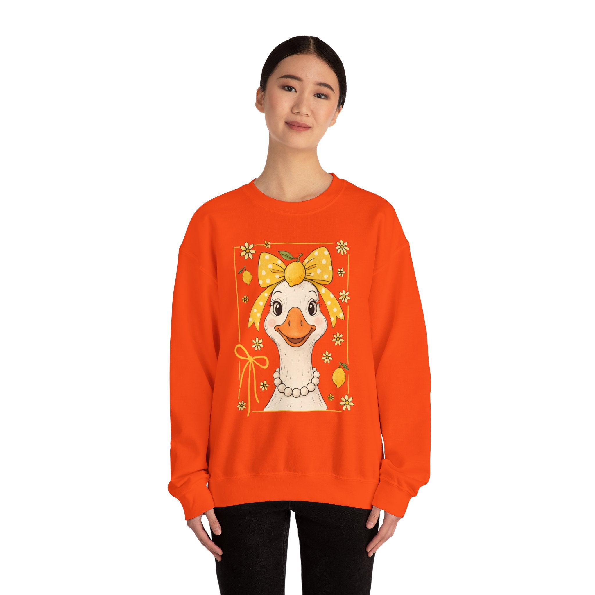 Duck Portrait Crewneck Sweatshirt