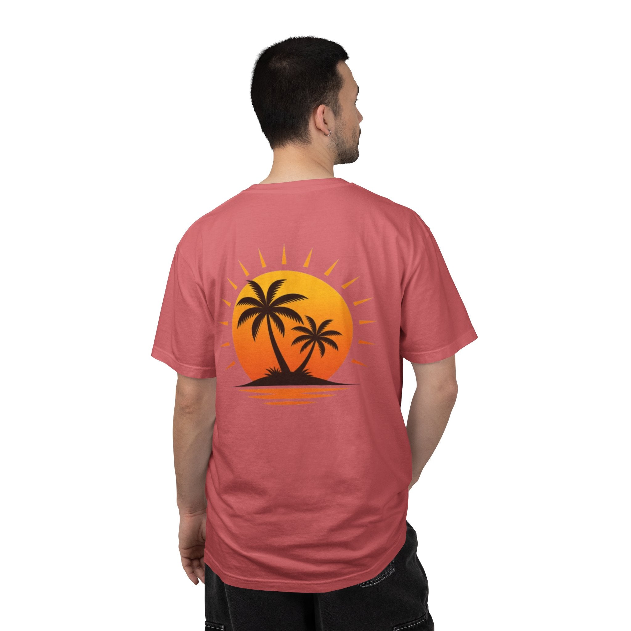 Sunset Palm Tee