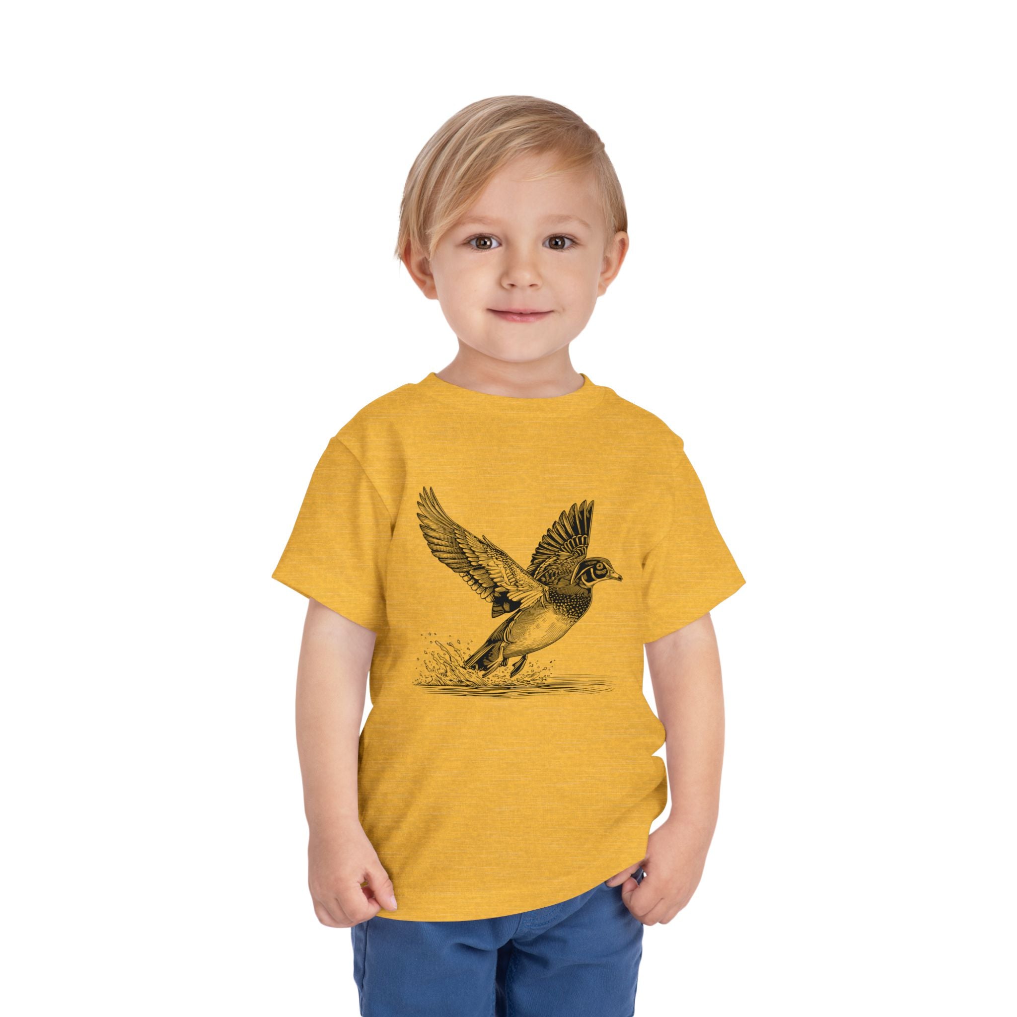 Toddler Tee — Realistic Flying Duck