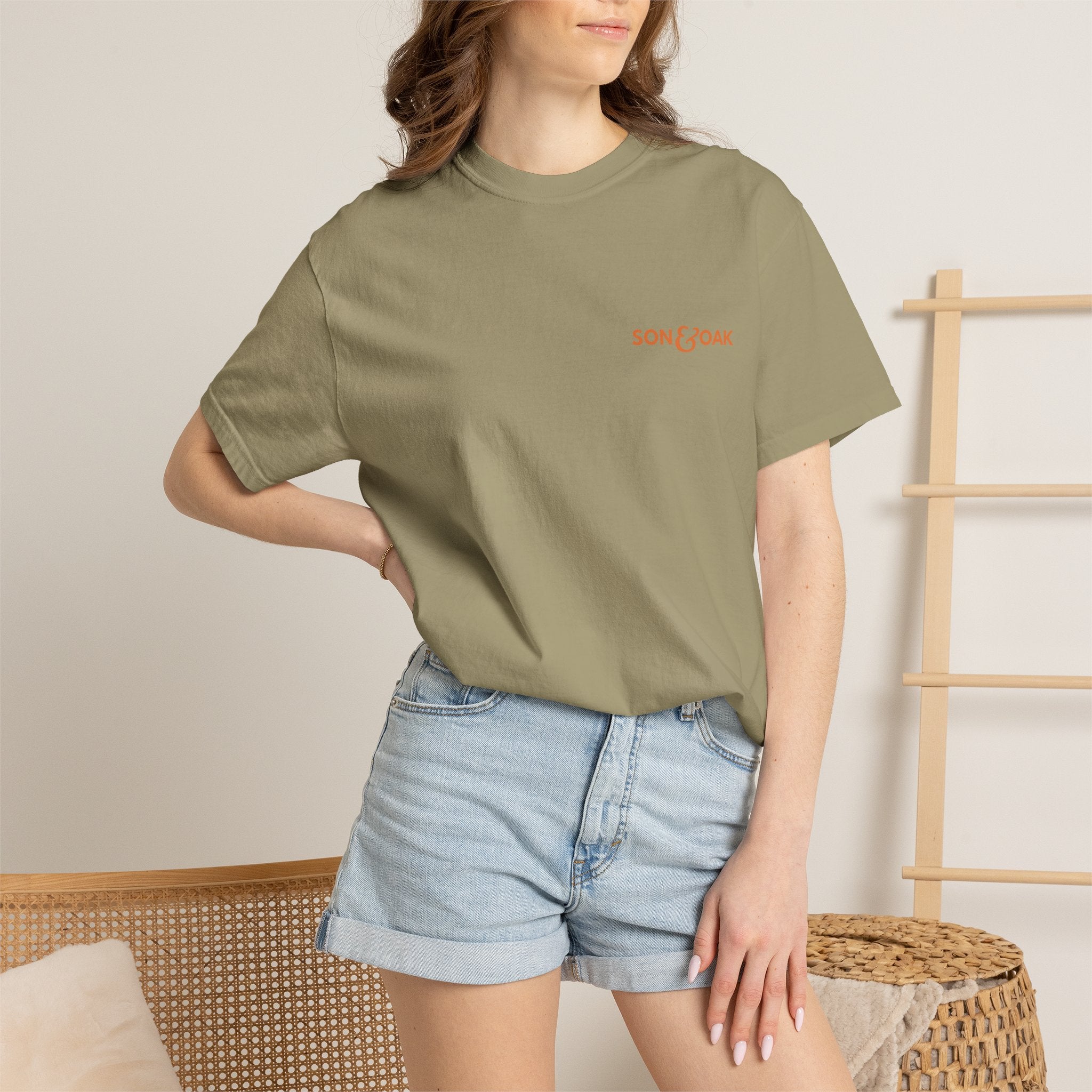 Sunset Palm Tee