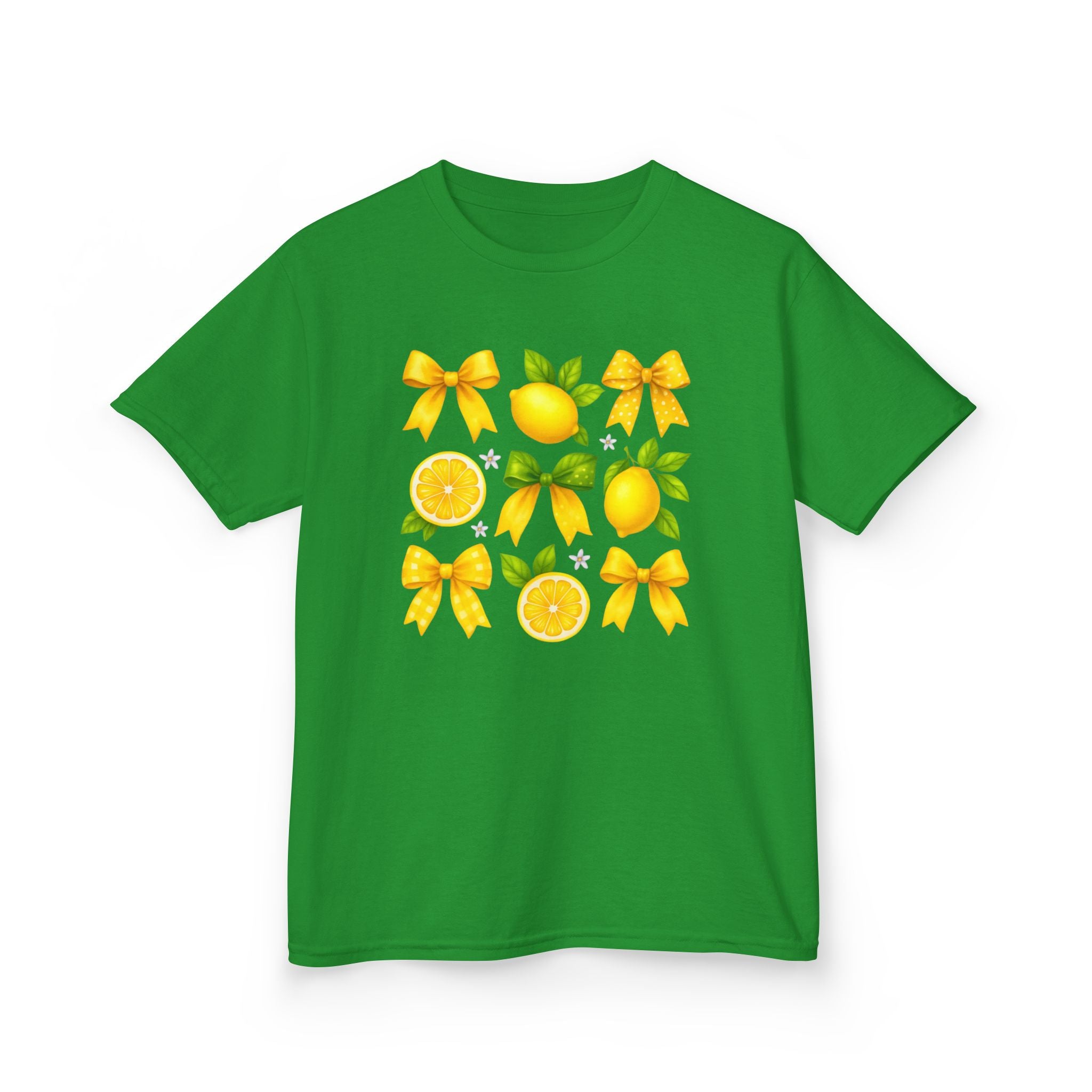 Bright Citrus Orange Pattern Kids Tee