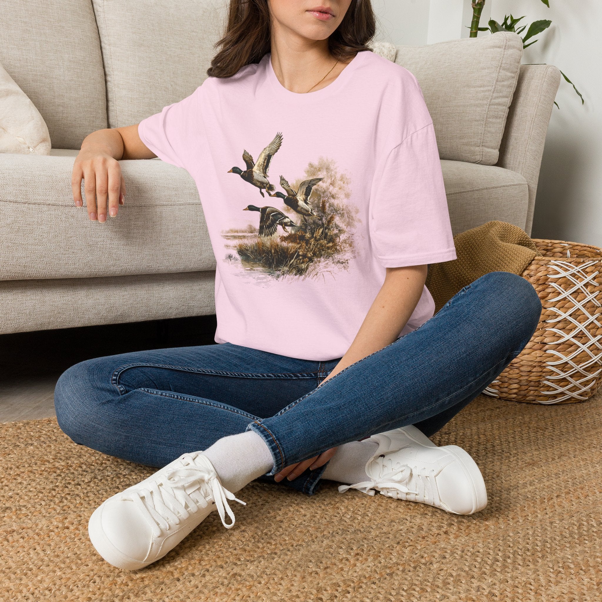Mallard Ducks Flying Tee