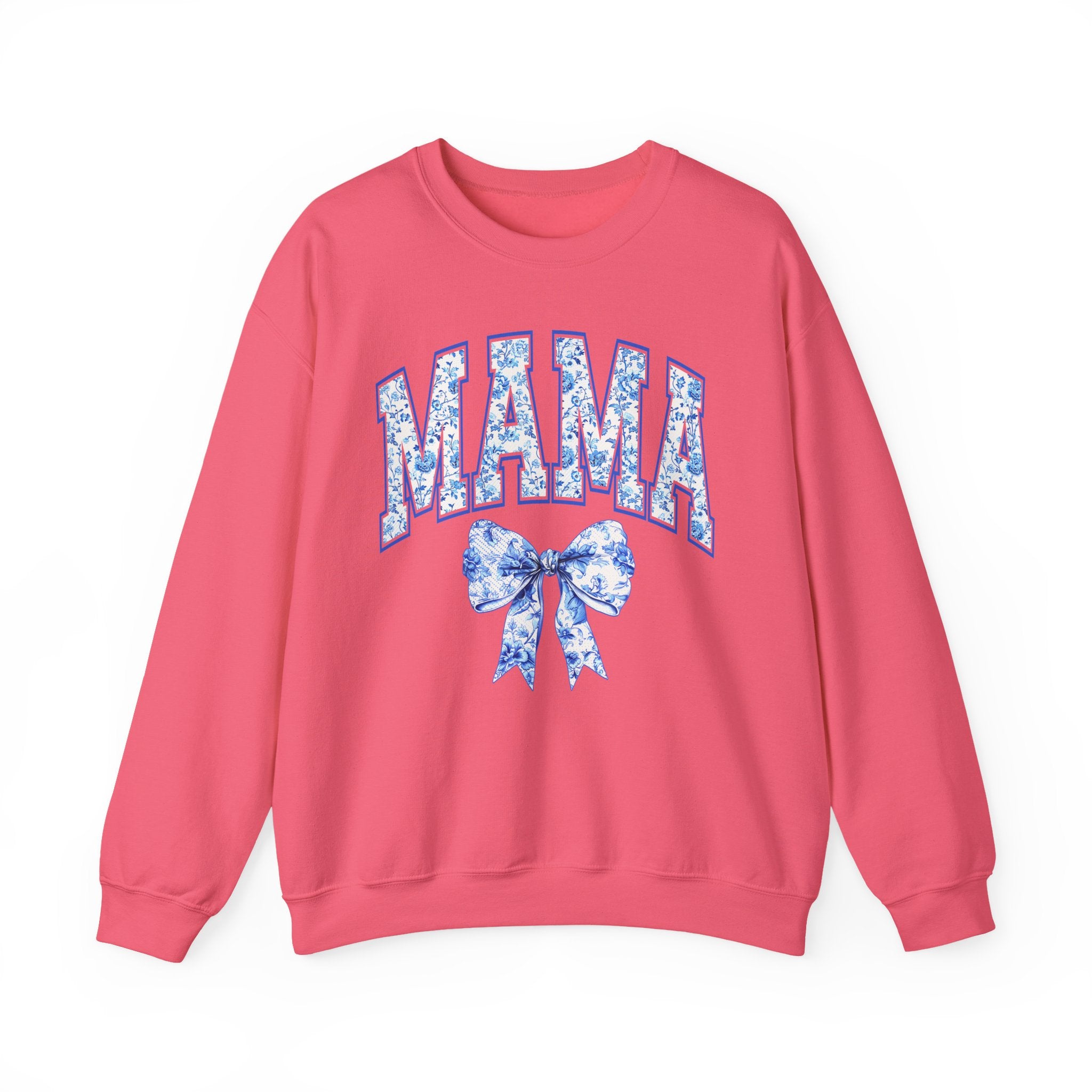 Mama Floral Bow Sweatshirt