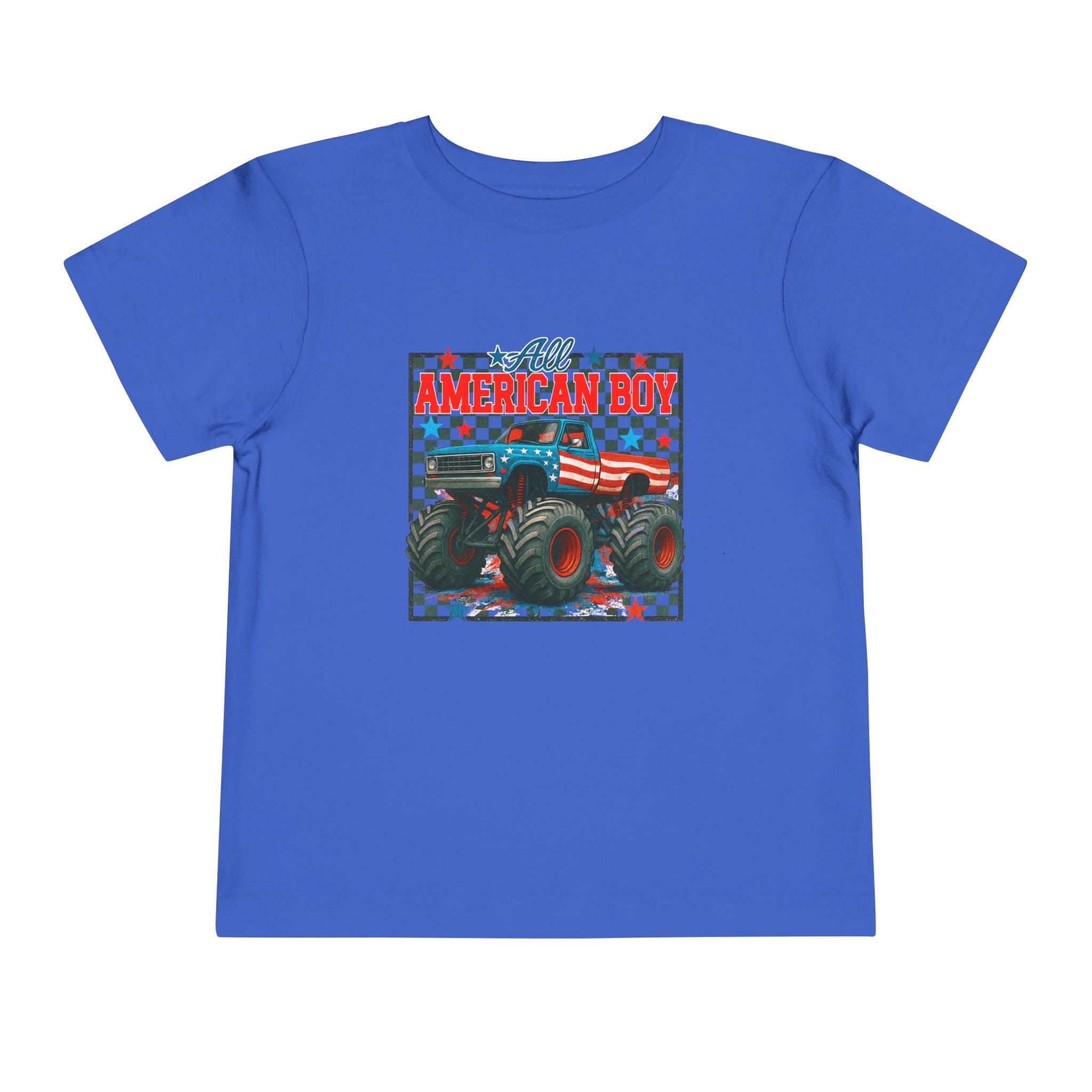 TODDLER -All American Boy Monster Truck Tee