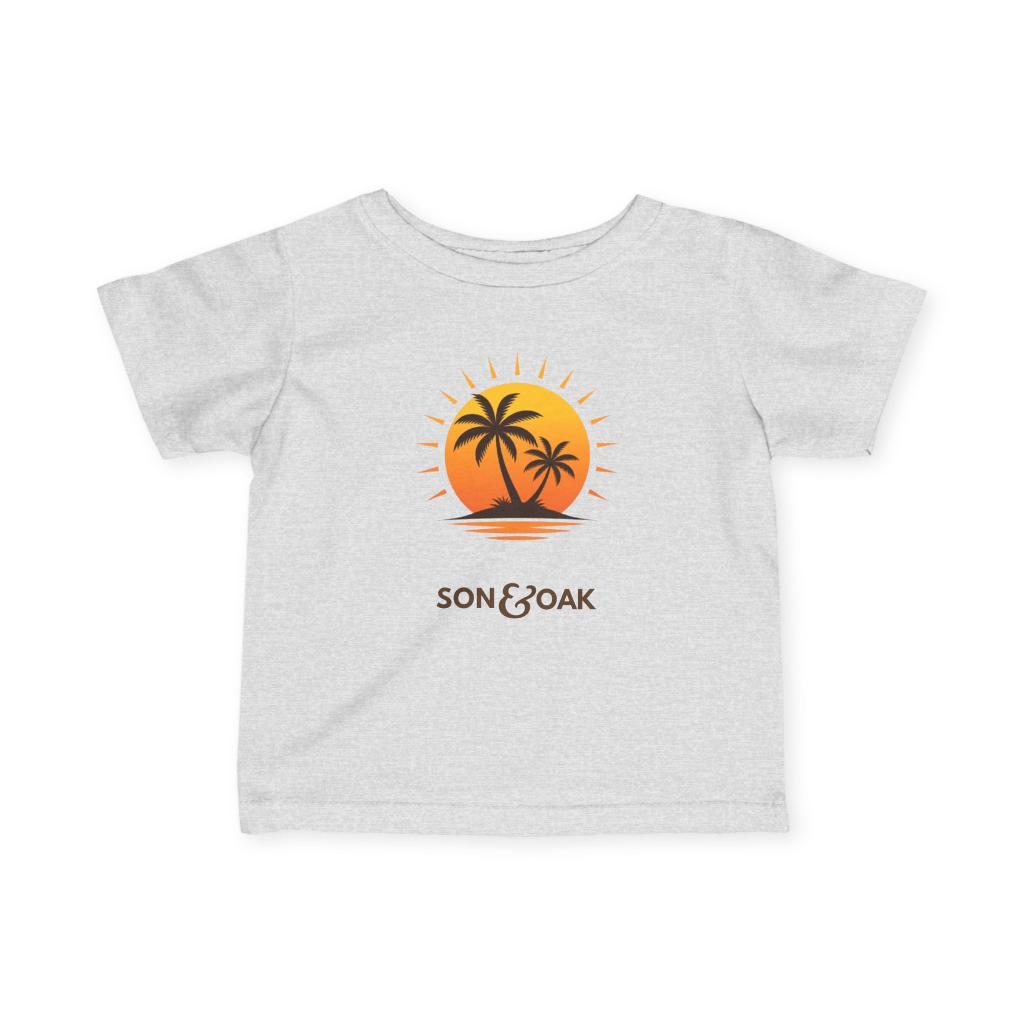 Infant Tee — Sunset Palm Tree