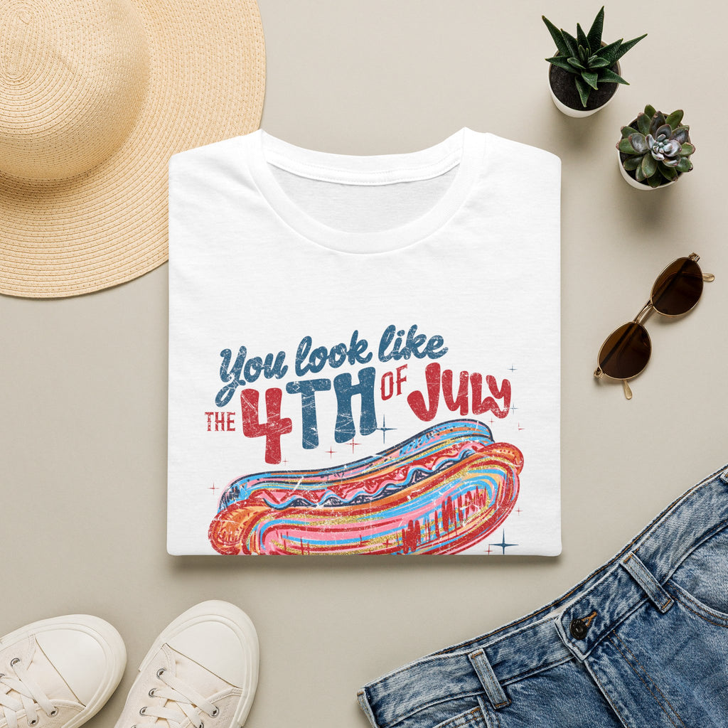 4th of July Hot Dog Tee