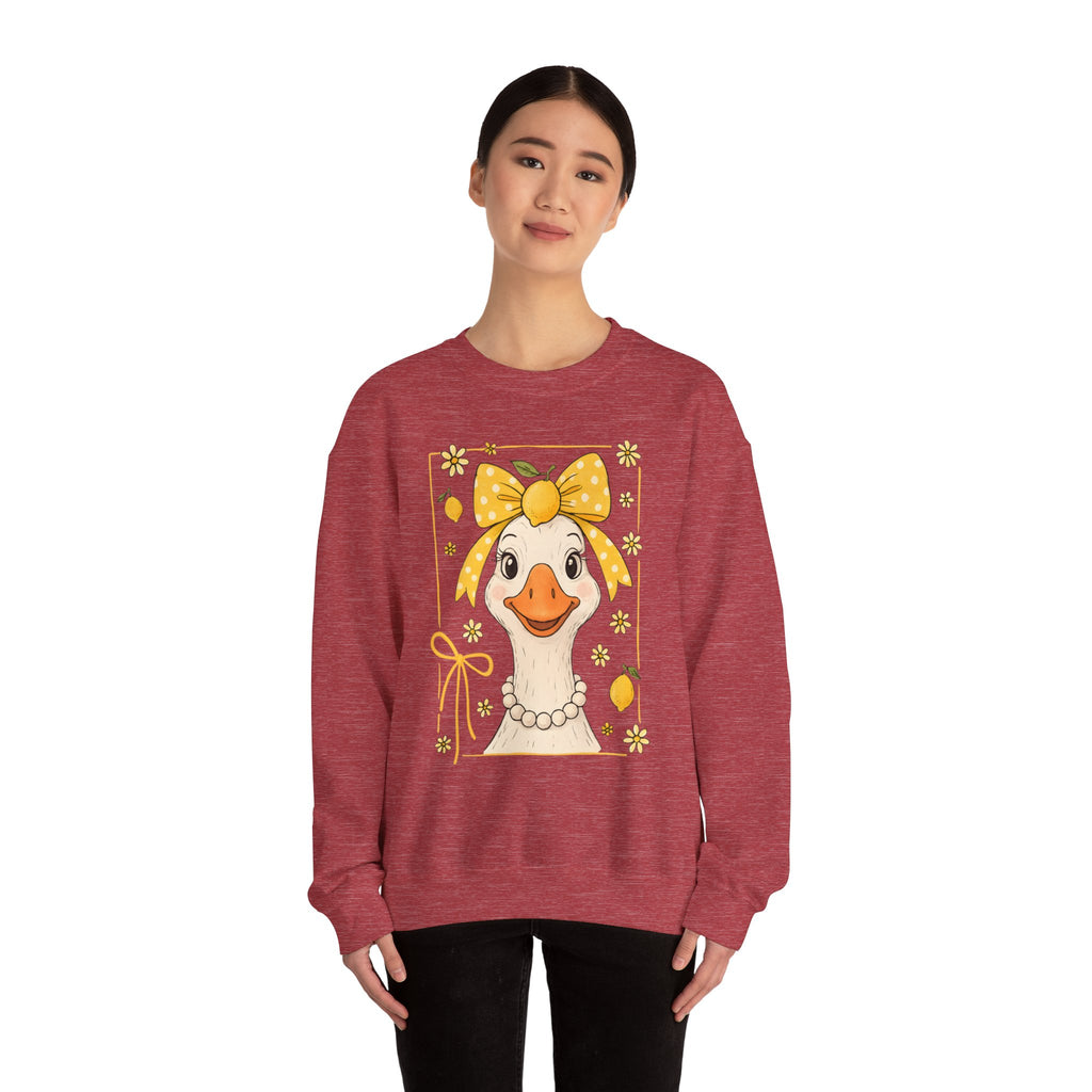 Duck Portrait Crewneck Sweatshirt