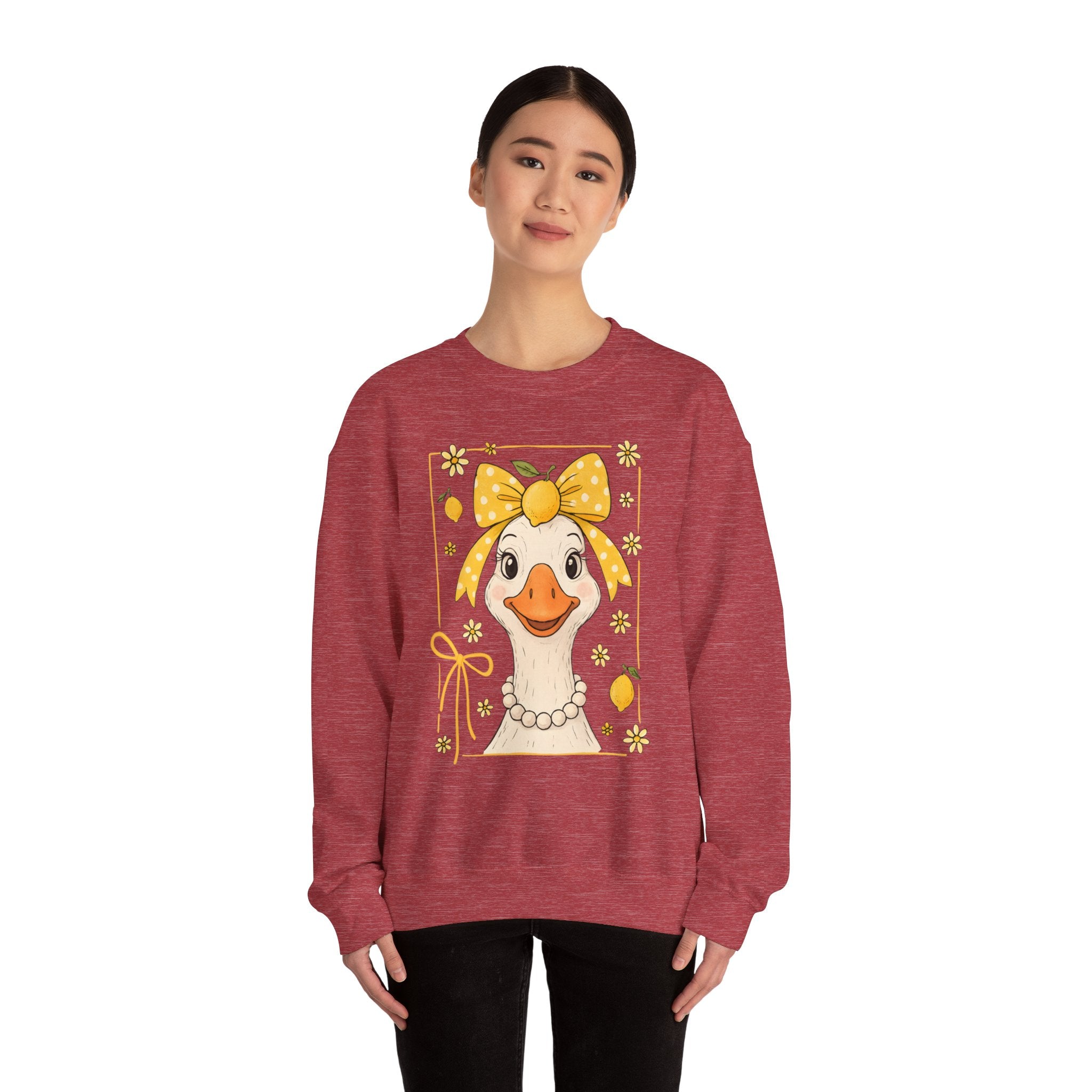 Duck Portrait Crewneck Sweatshirt