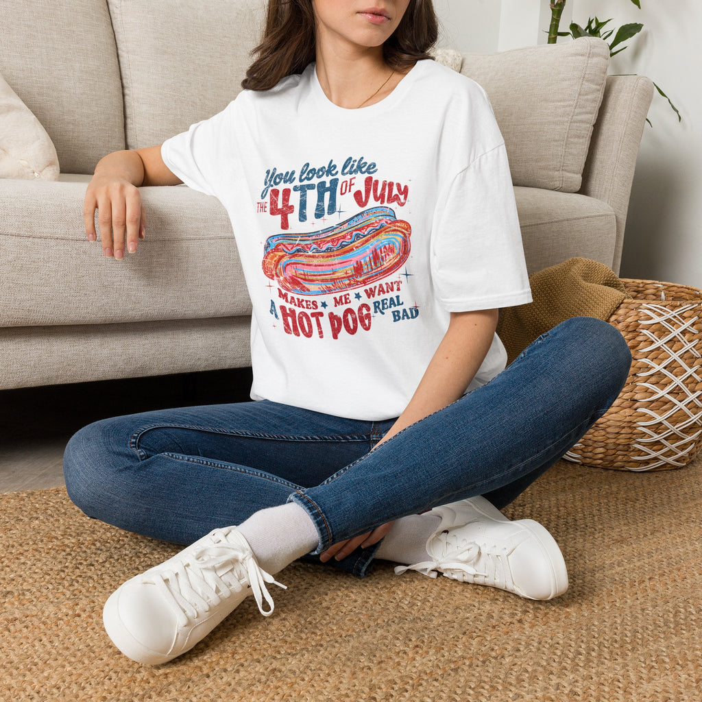 4th of July Hot Dog Tee