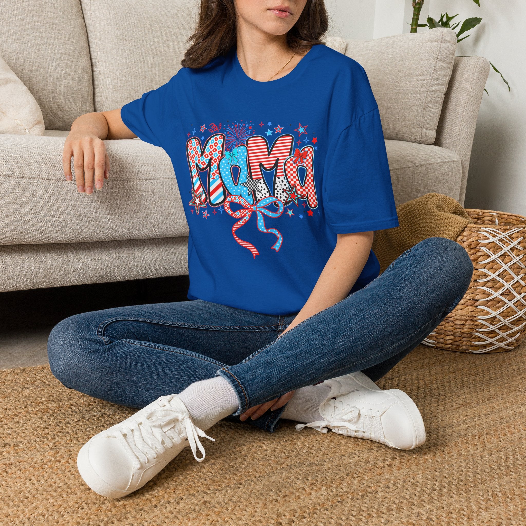 Mama Patriotic Graphic Tee