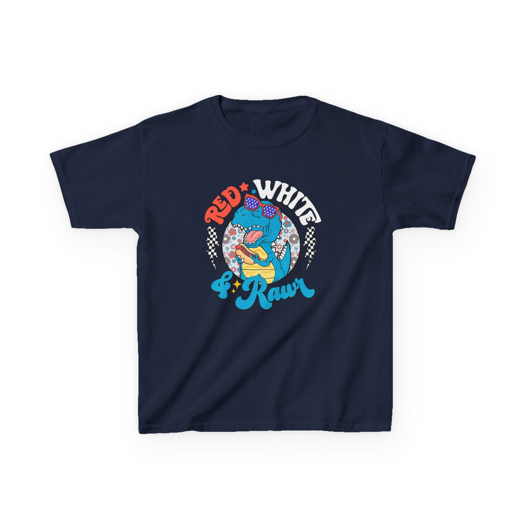 Kids Tee — Red White & Roar Retro