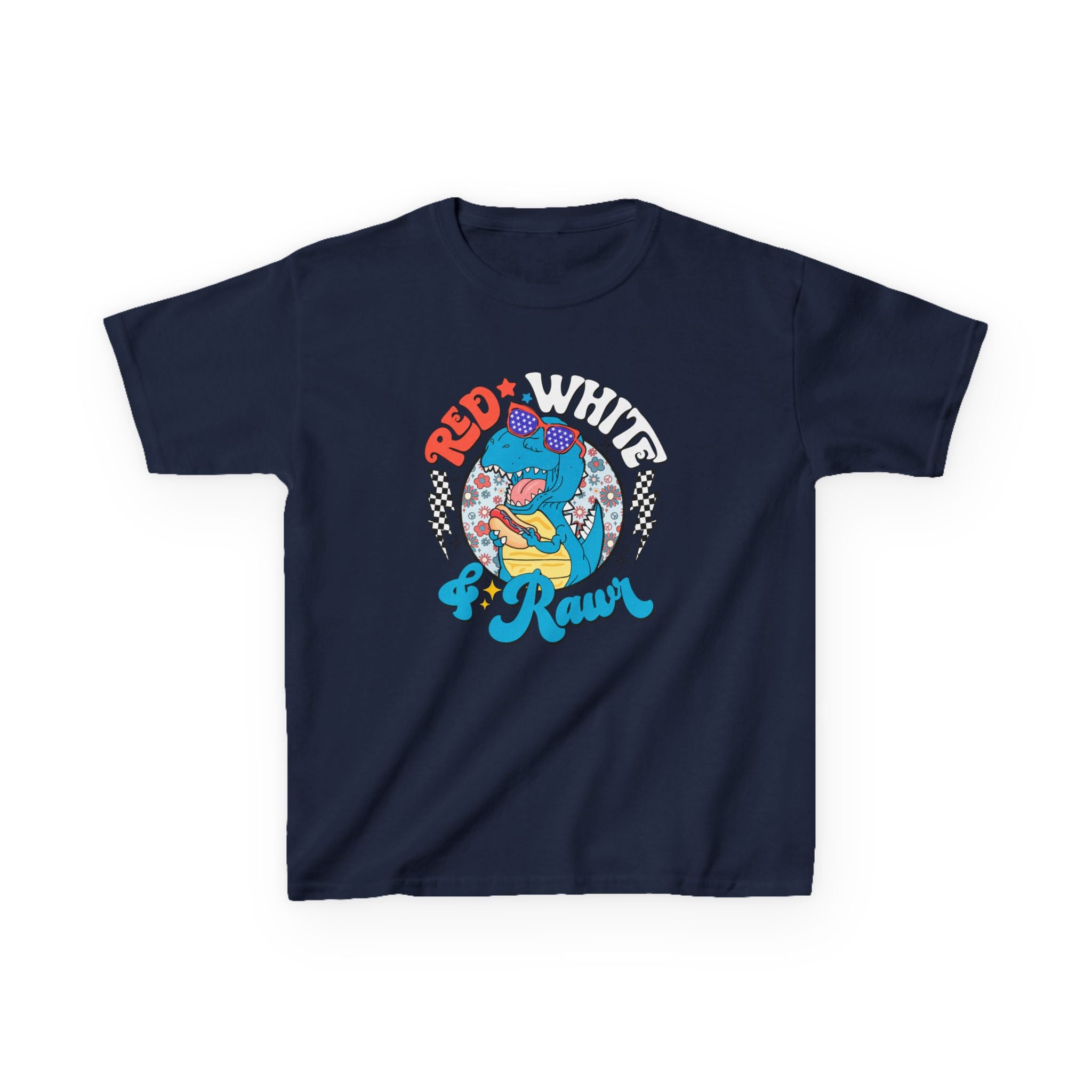 Kids Tee — Red White & Roar Retro