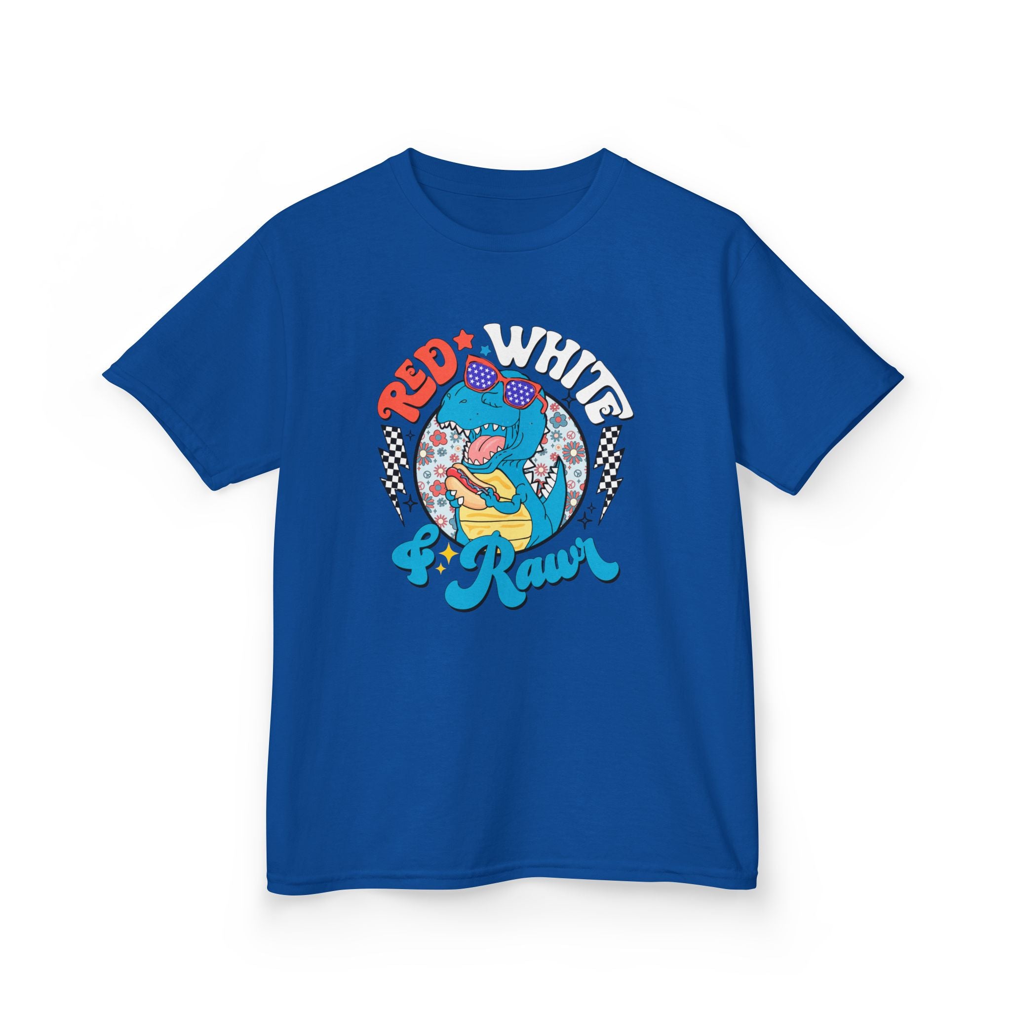 Kids Tee — Red White & Roar Retro