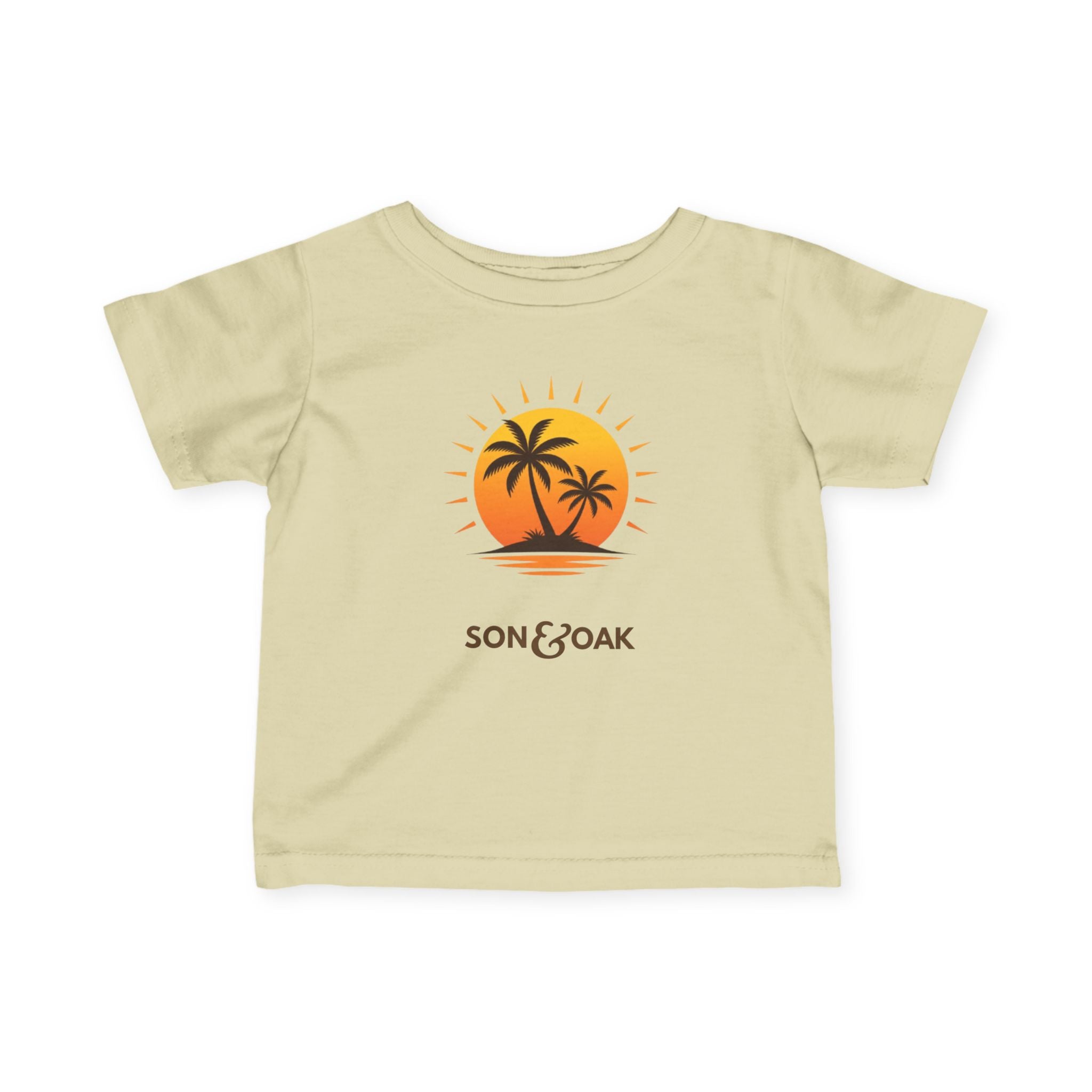 Infant Tee — Sunset Palm Tree