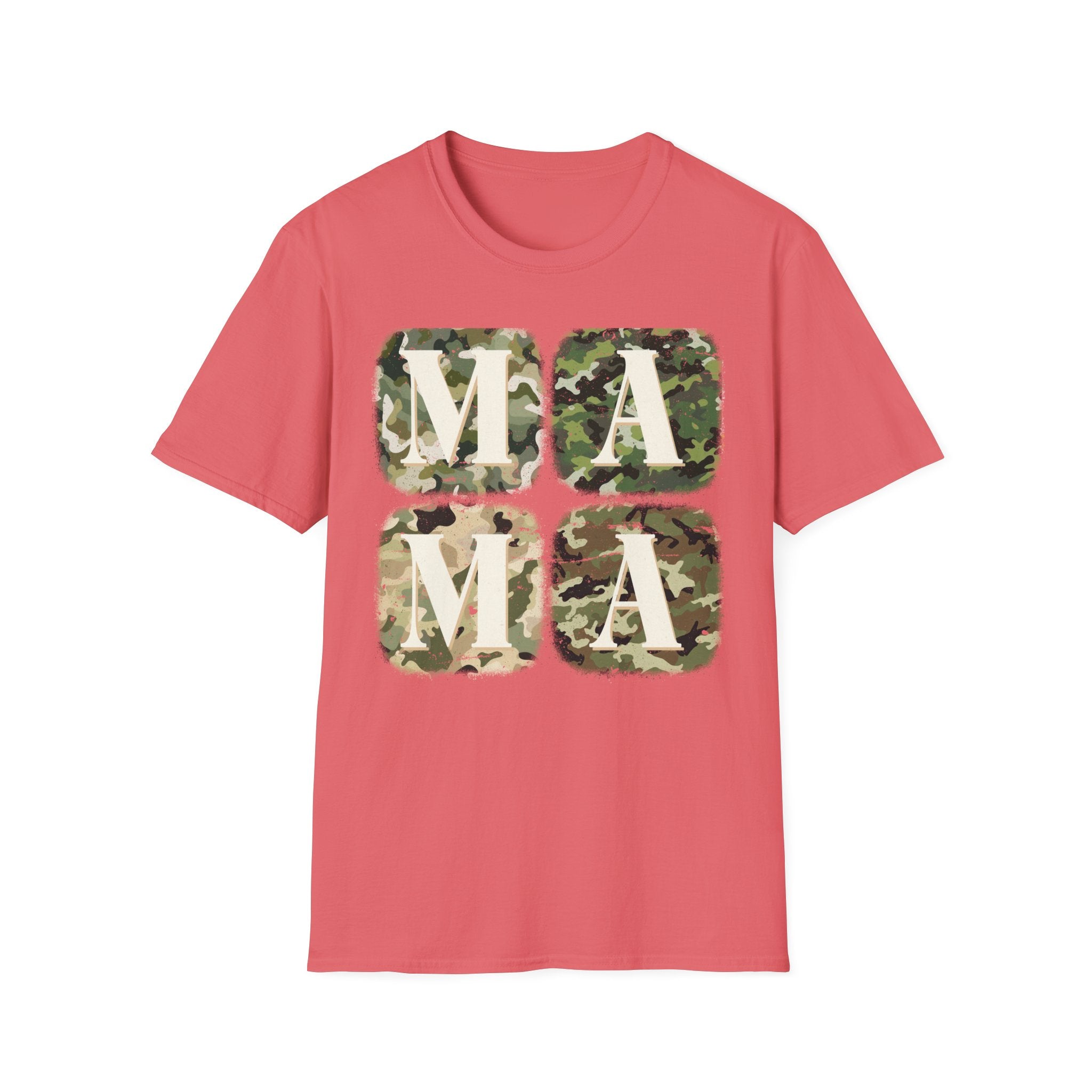 Mama Camo T‑Shirt  Camouflage Mother's Day Tee