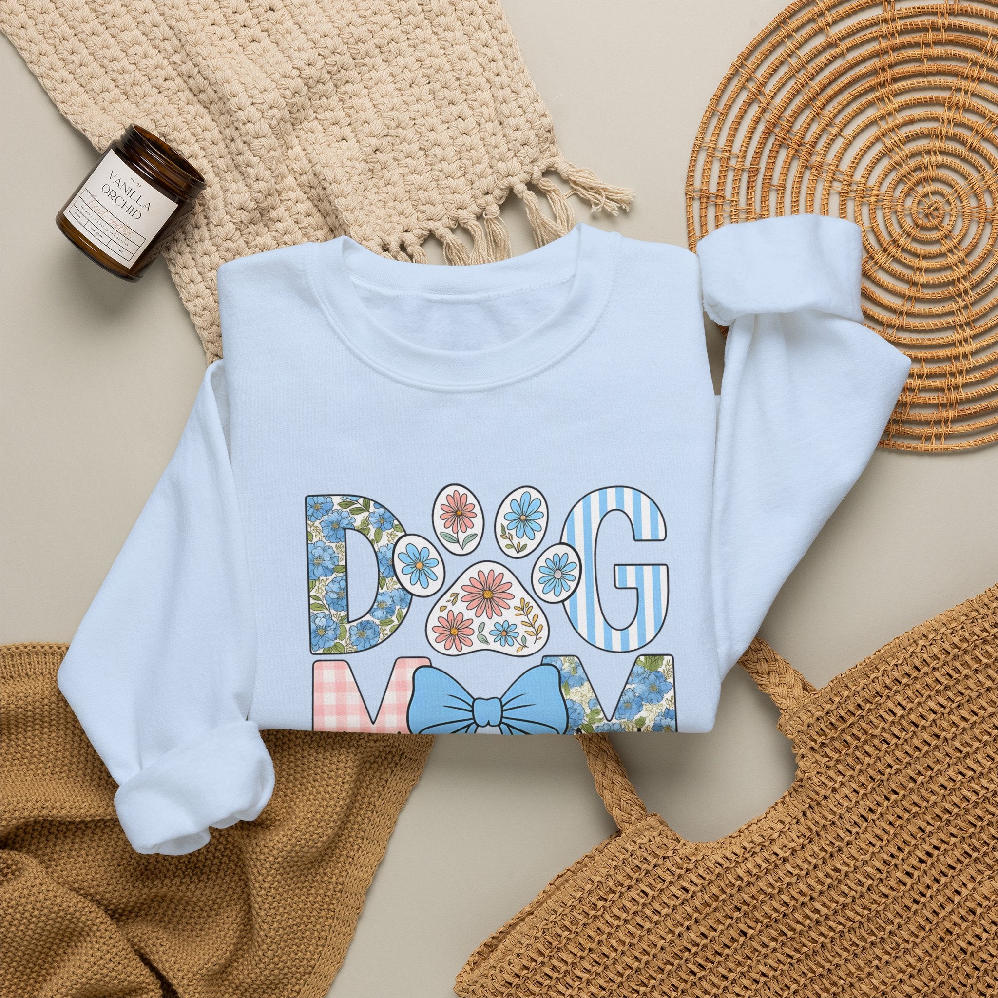 Dog Mom Crewneck Sweatshirt