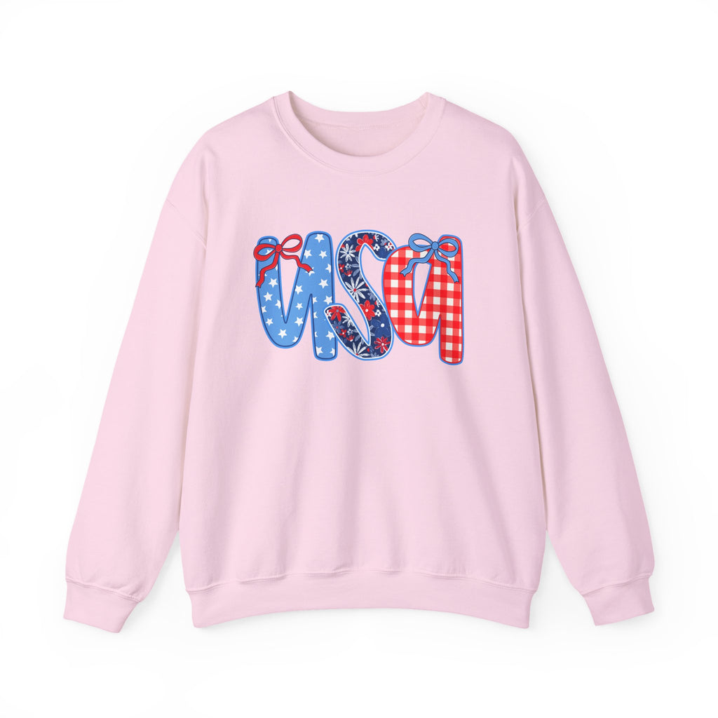 USA Patriotic Crewneck Sweatshirt