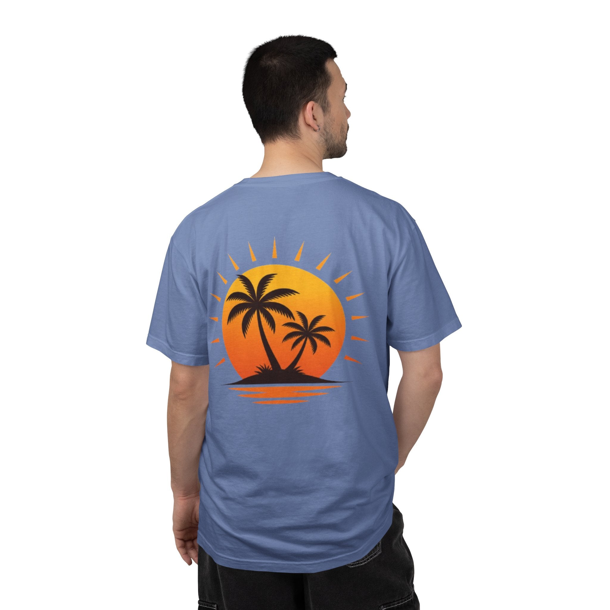 Sunset Palm Tee