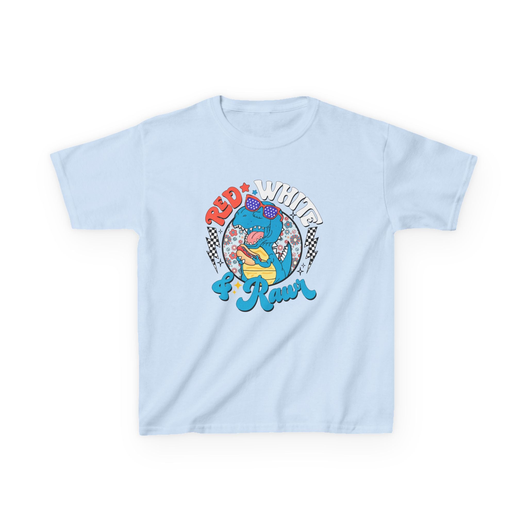 Kids Tee — Red White & Roar Retro
