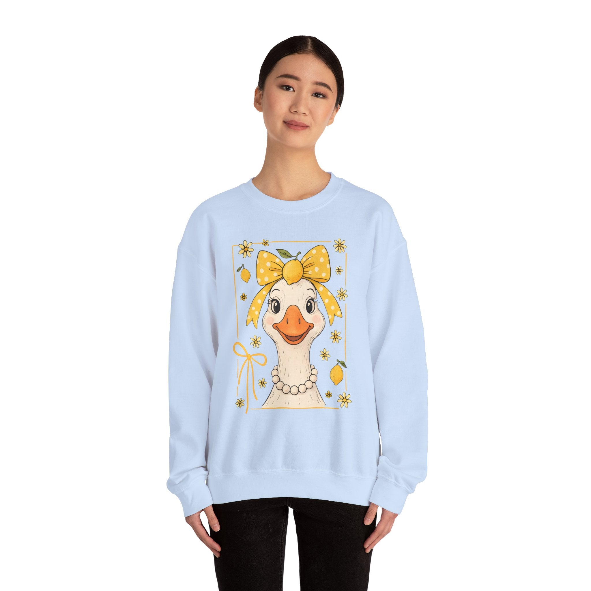 Duck Portrait Crewneck Sweatshirt