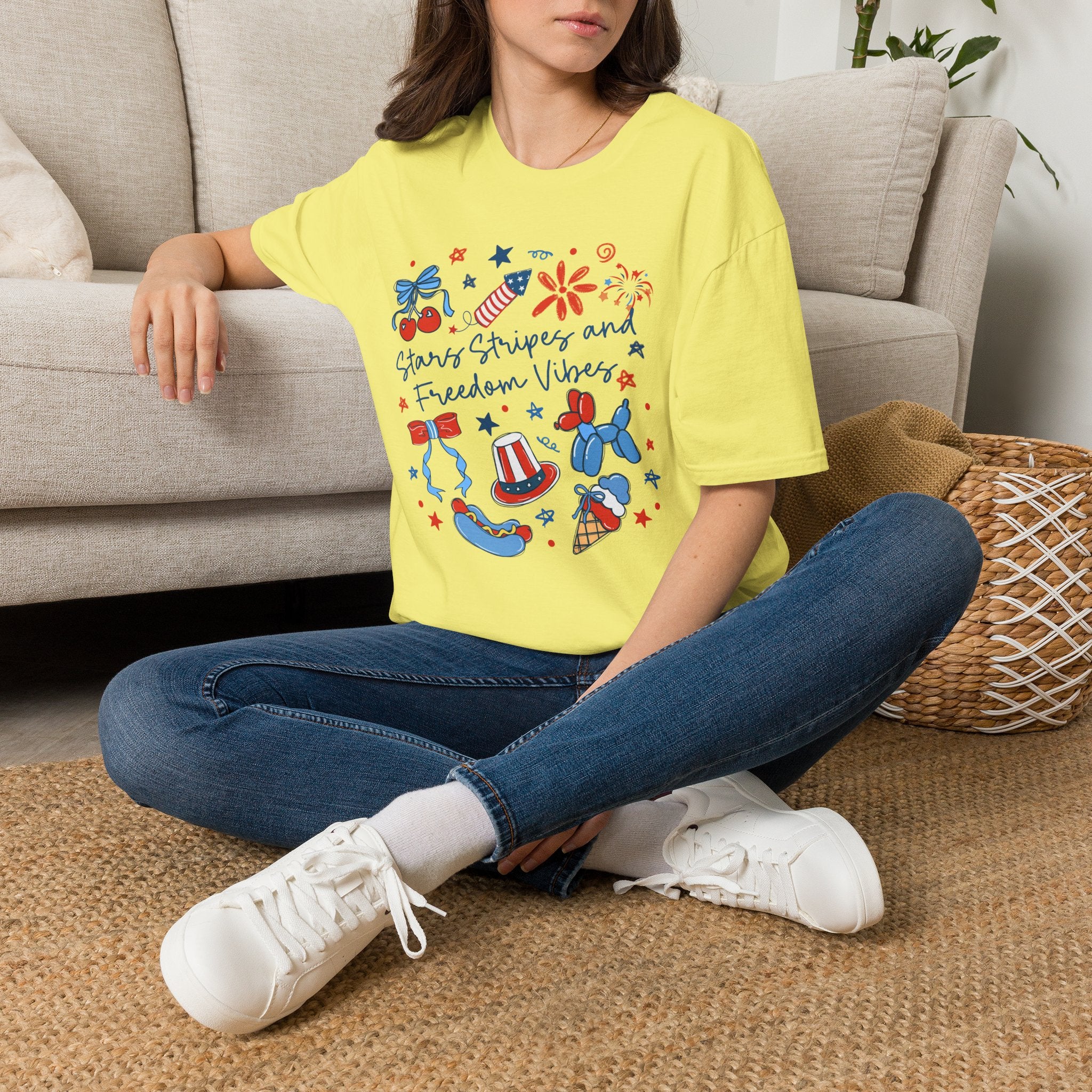 Stars, Stripes & Freedom Vibes Tee