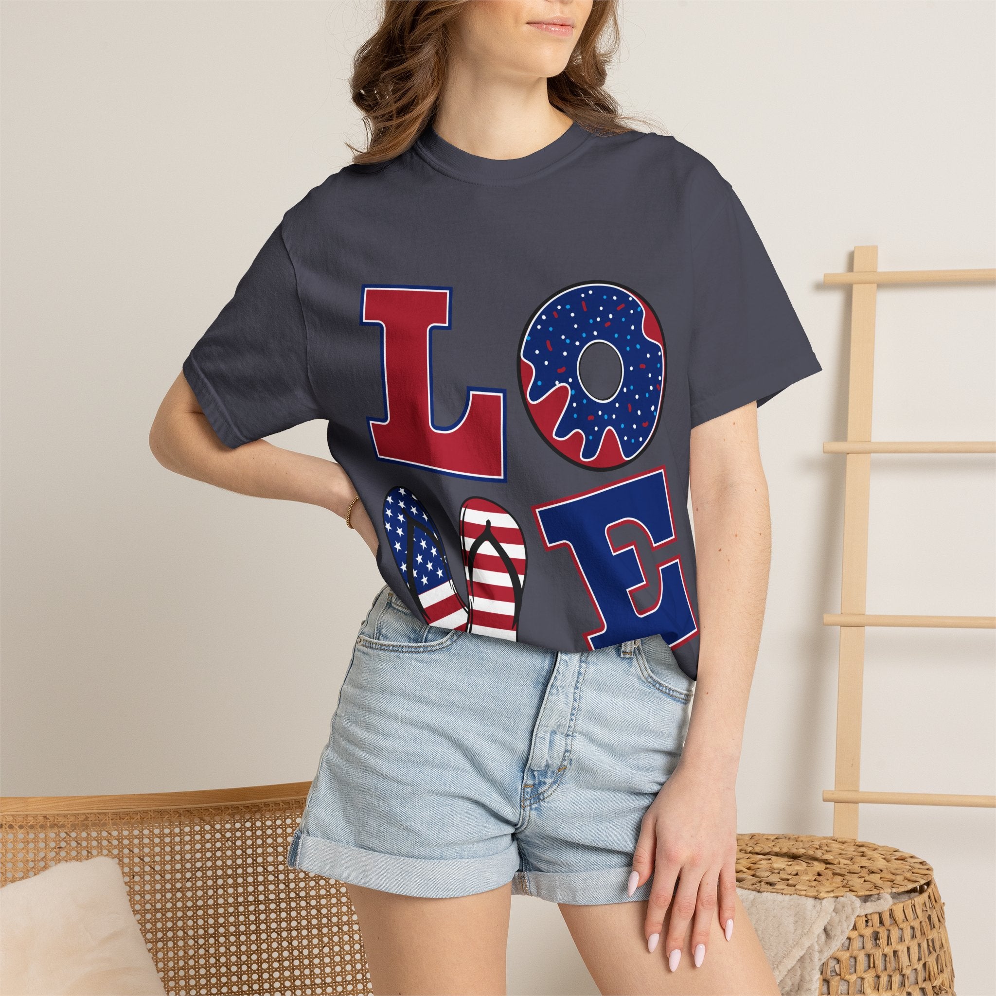 Patriotic 'LOVE' T-Shirt