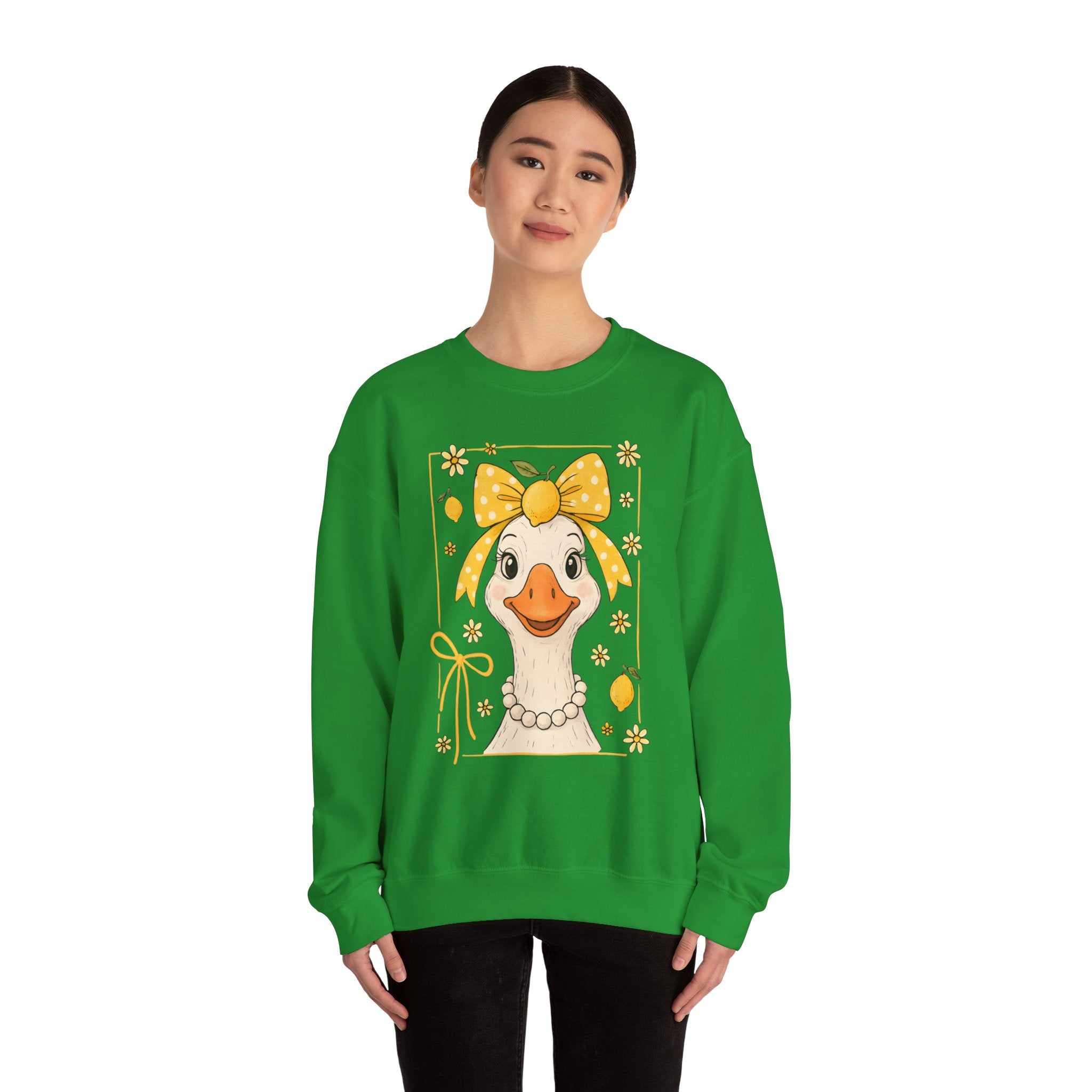 Duck Portrait Crewneck Sweatshirt