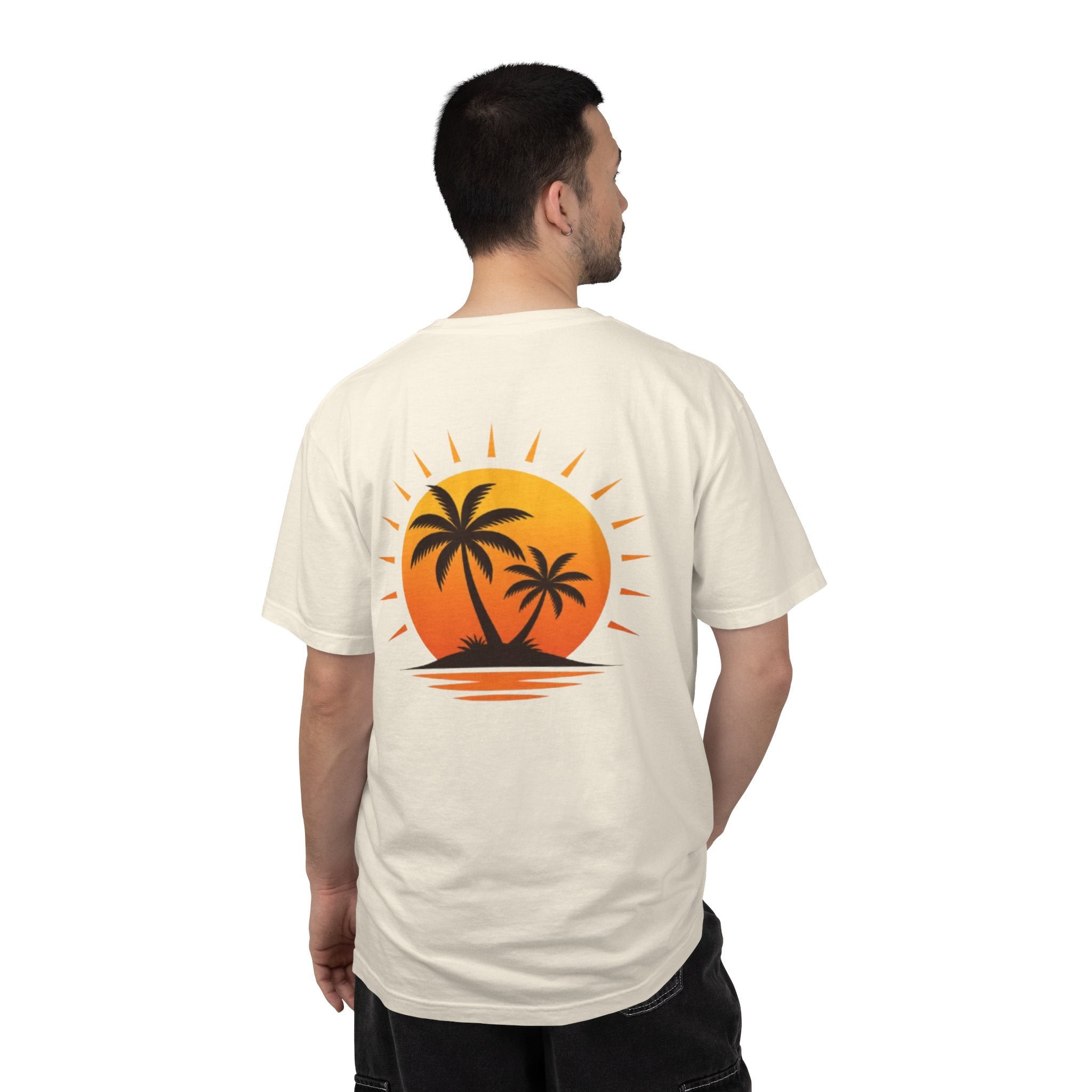 Sunset Palm Tee